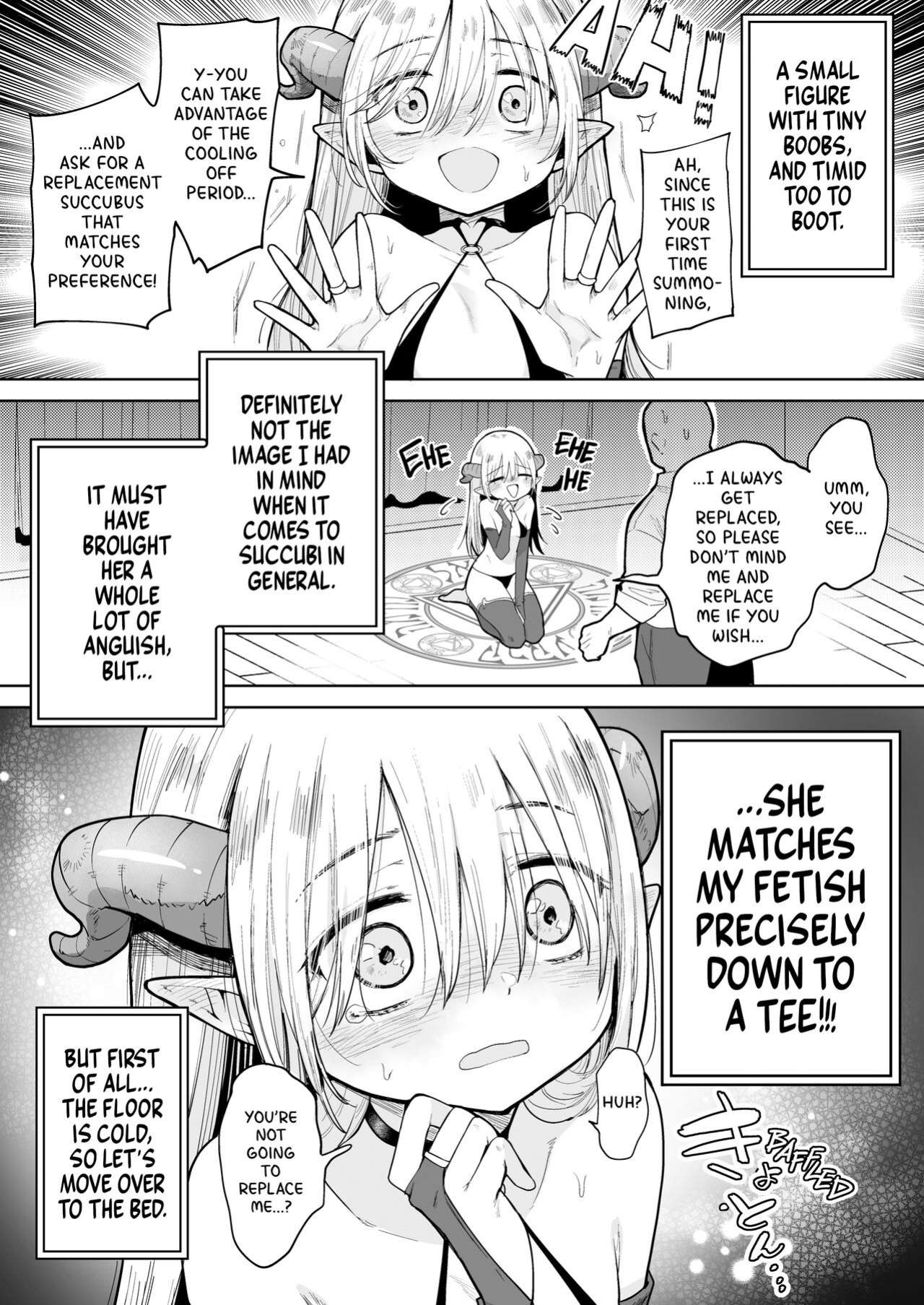 [Kanimura Hanten (Kanimura Ebio)] Negative Chippai Succubus ga Kita. | A Tiny Titty Negative Succubus Has Arrived