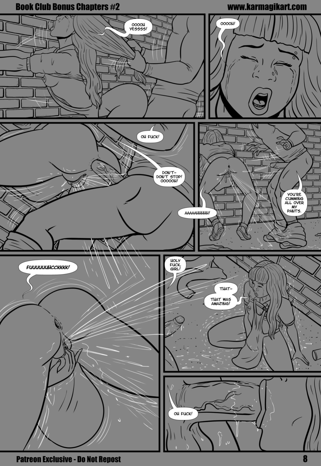 [Karmagik] Book Club: Bonus Chapters #2 [B&W / sketch]