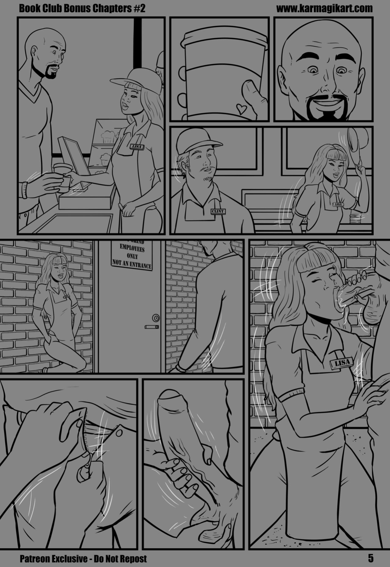 [Karmagik] Book Club: Bonus Chapters #2 [B&W / sketch]