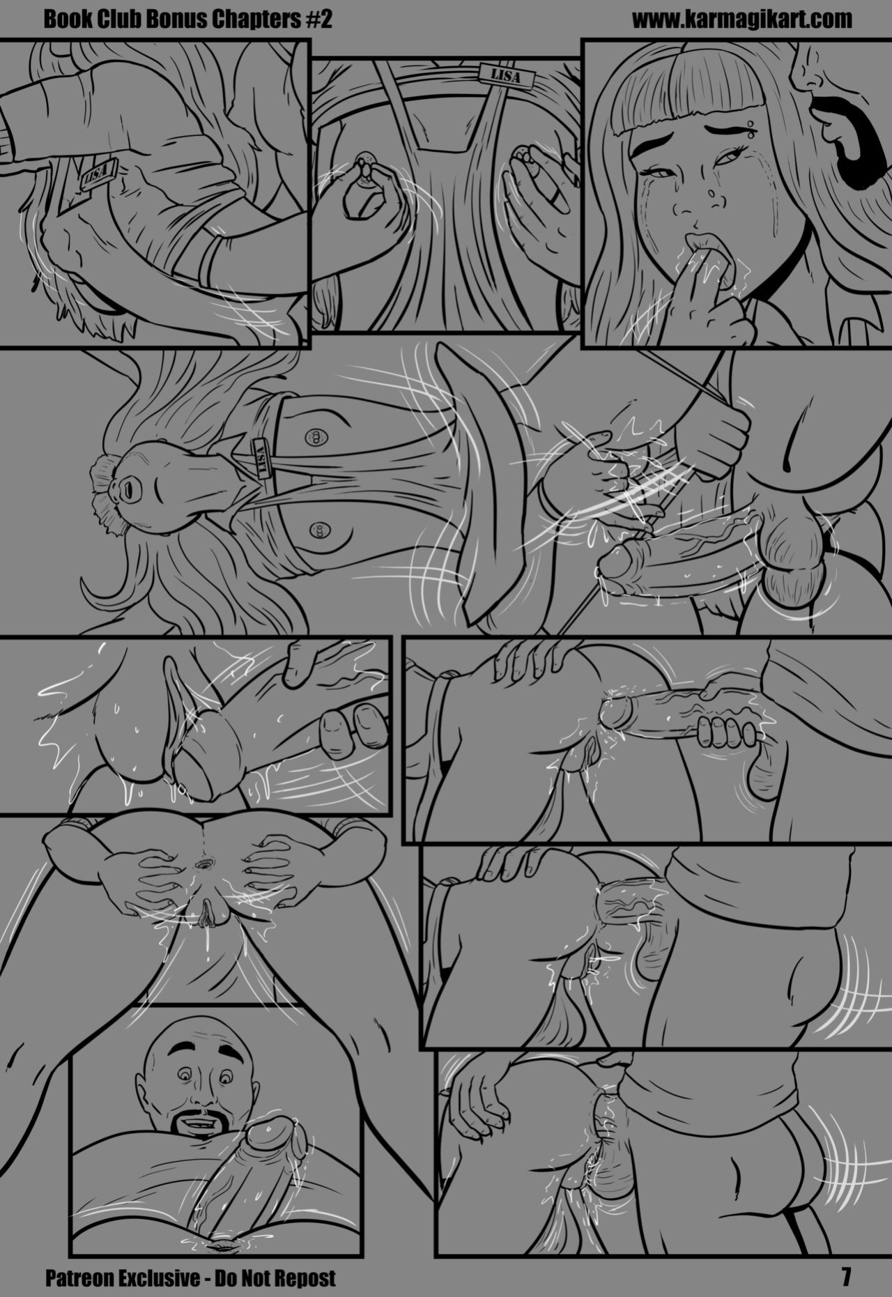 [Karmagik] Book Club: Bonus Chapters #2 [B&W / sketch]