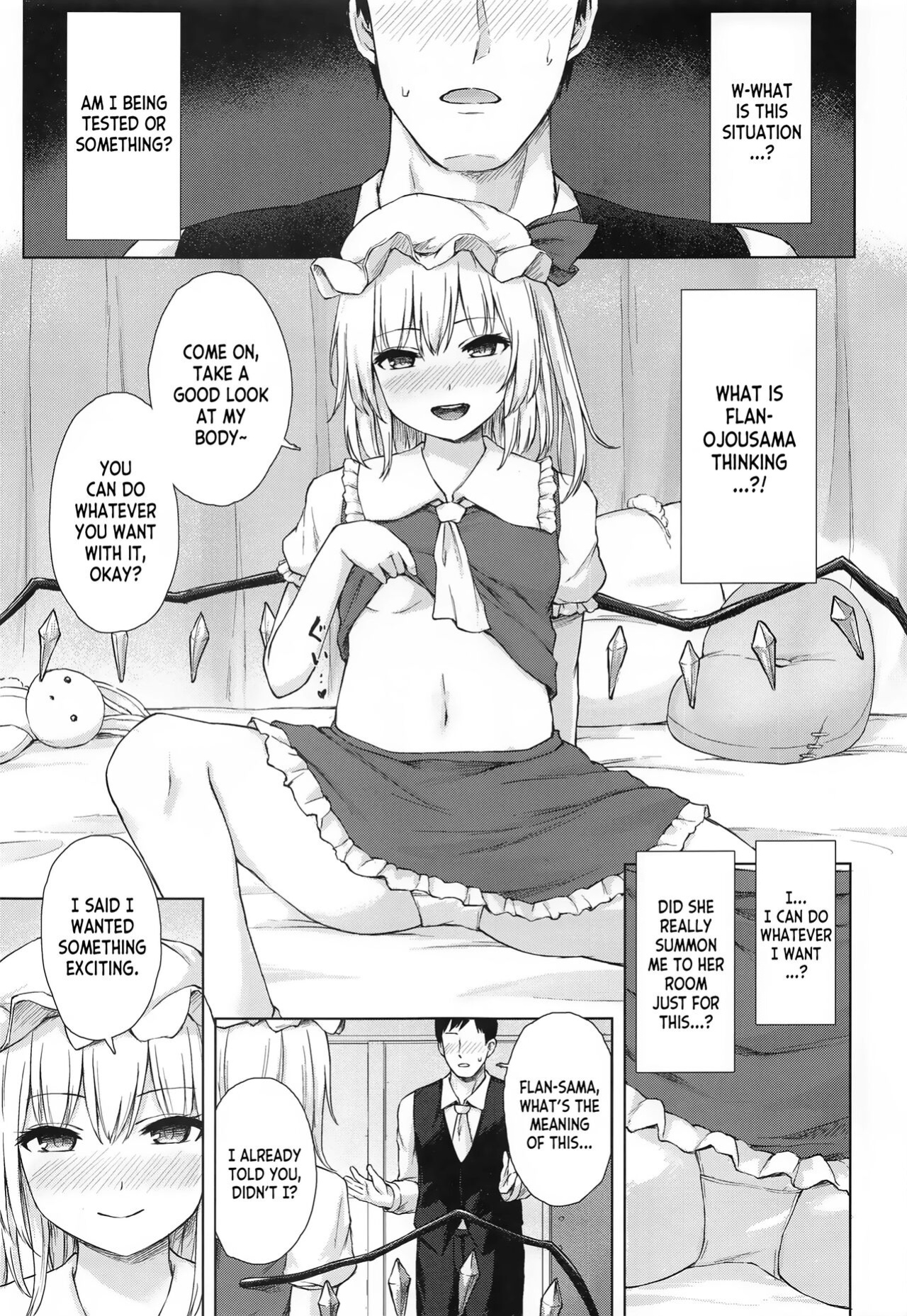 (Reitaisai 20) [Tekomenchi (Techi)] Namaiki Flan-chan no Seitai (Touhou Project) [desudesu]