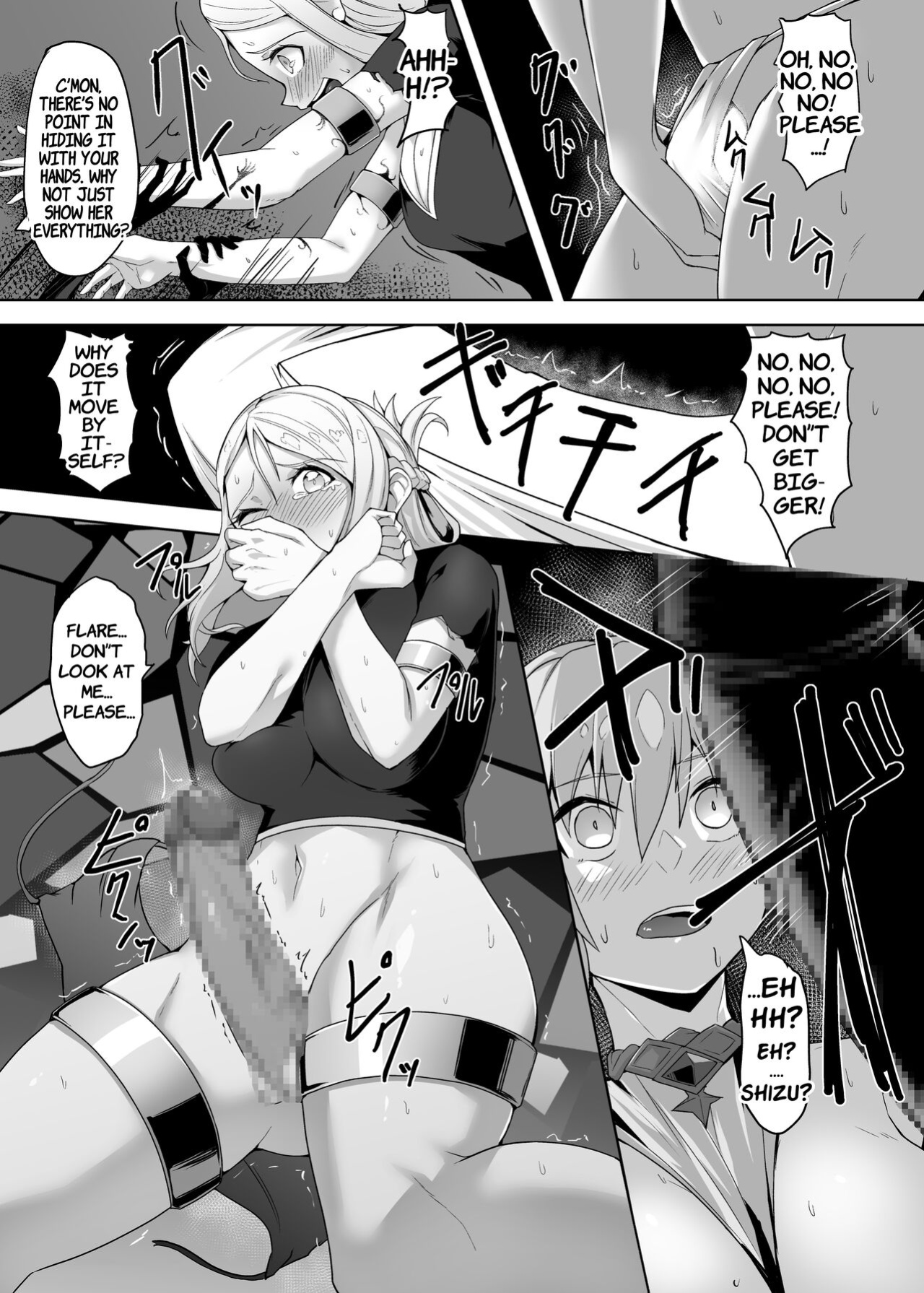 [Gotarou no All Night Fuck (Gotarou)] A Witch and Swordswoman Lose Everything To Forced Futanari Level Draining Sex | Level Drain Futanari Kyousei Sex o Saserarete, Subete o Ushinau Onna Mahoutsukai to Onna Kenshi [ApricotJam]