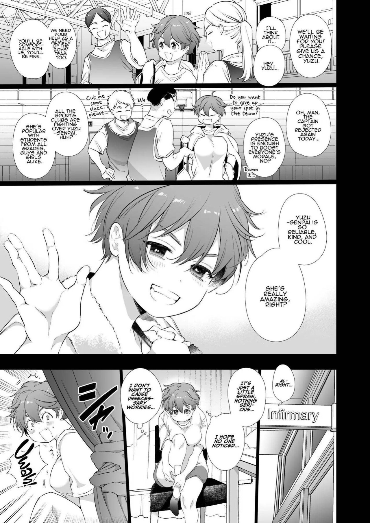 [Yatomomin (Yamamoto Tomomitsu)] Boyish Kanojo wa Toshishita S Kareshi no Dekiai Choukyou kara Nigerarenai | The Tomboy Can't Escape Her Ruthless Young Boyfriend's Training