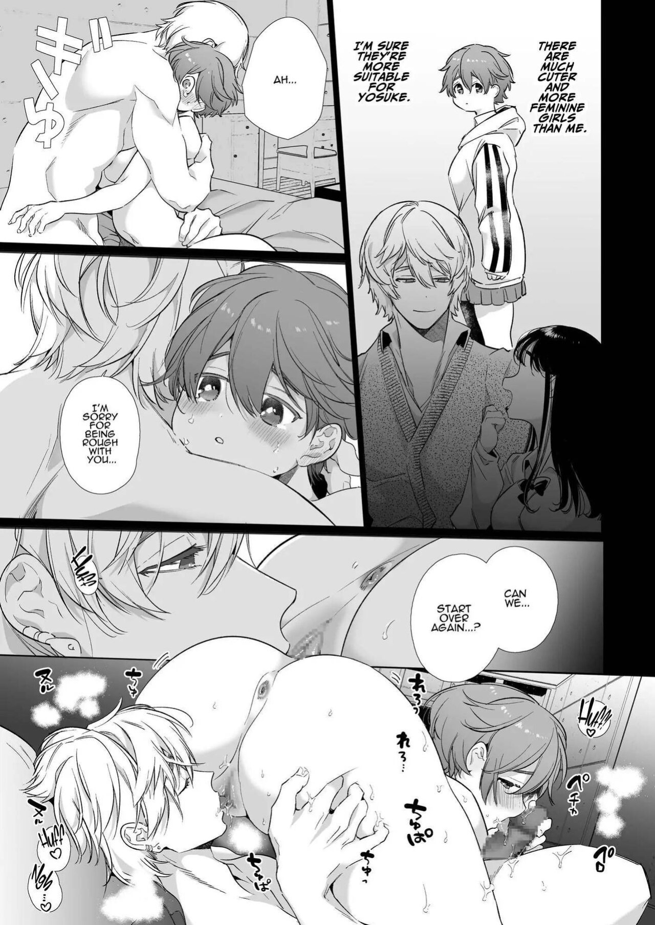 [Yatomomin (Yamamoto Tomomitsu)] Boyish Kanojo wa Toshishita S Kareshi no Dekiai Choukyou kara Nigerarenai | The Tomboy Can't Escape Her Ruthless Young Boyfriend's Training
