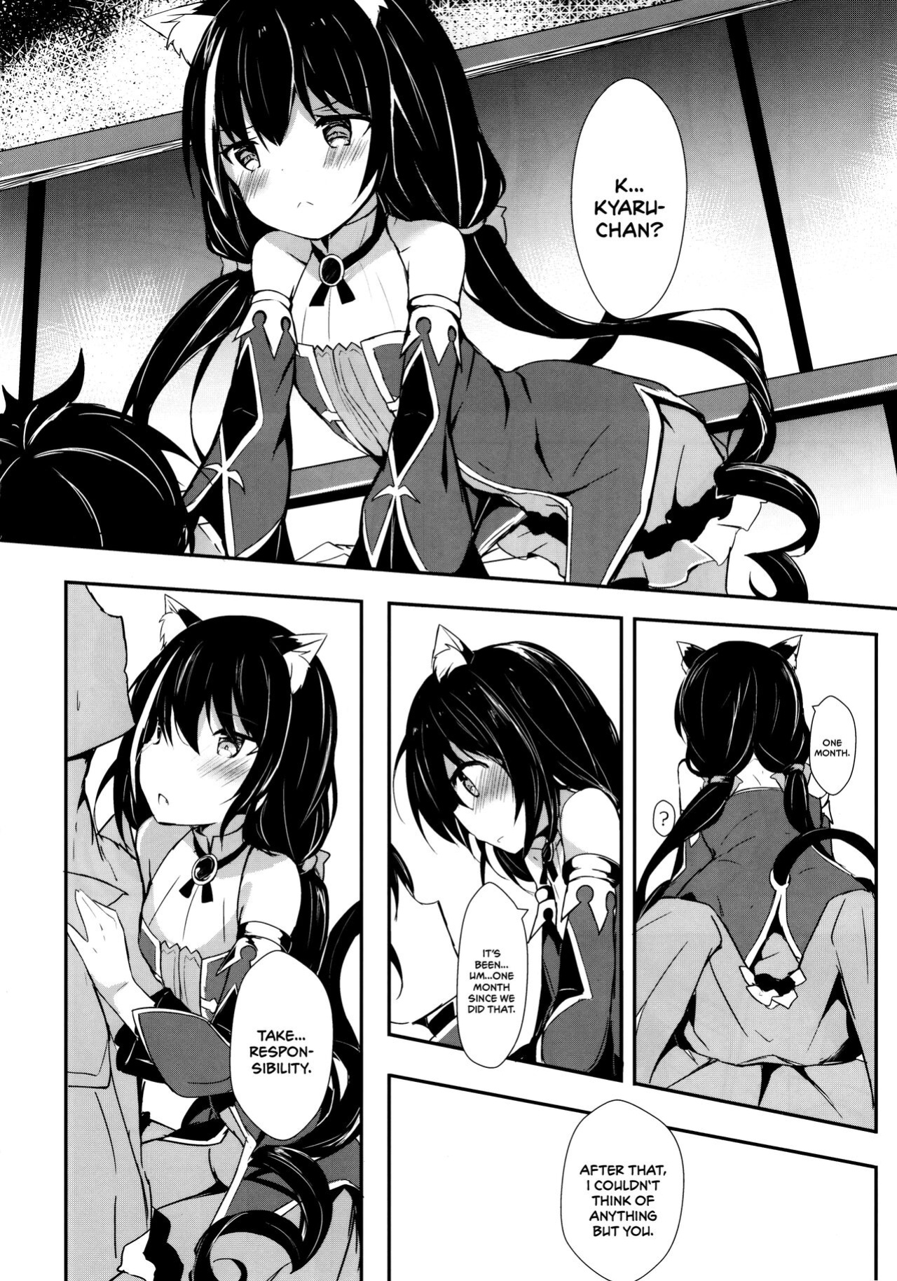 (C97) [Atelier Hinata (Hinata Yuu)] Deredere Kyaru-chan to Ichaicha Ecchi 2 (Princess Connect! Re:Dive) [MezuraHonyaku]