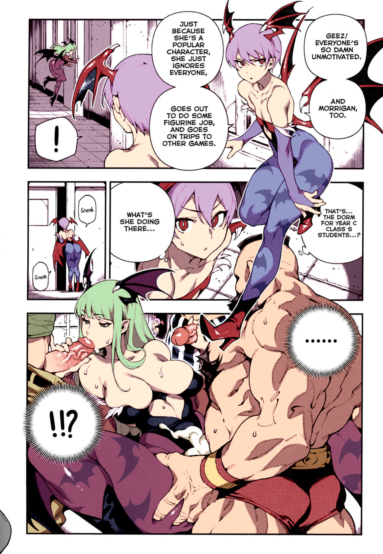 C97) [Bear Hand (Ireading, Fishine)] Fighter Girls ・ Vampire (Darkstalkers) [Colorized] [Dynlow] [Nishimaru]