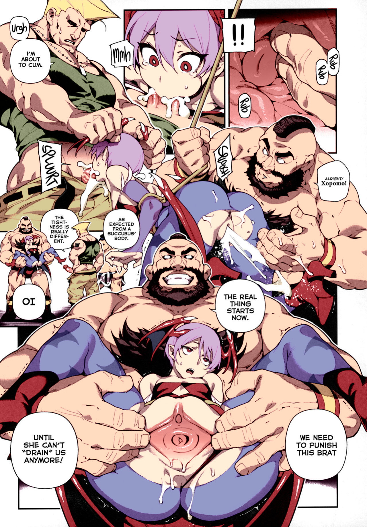 C97) [Bear Hand (Ireading, Fishine)] Fighter Girls ・ Vampire (Darkstalkers) [Colorized] [Dynlow] [Nishimaru]