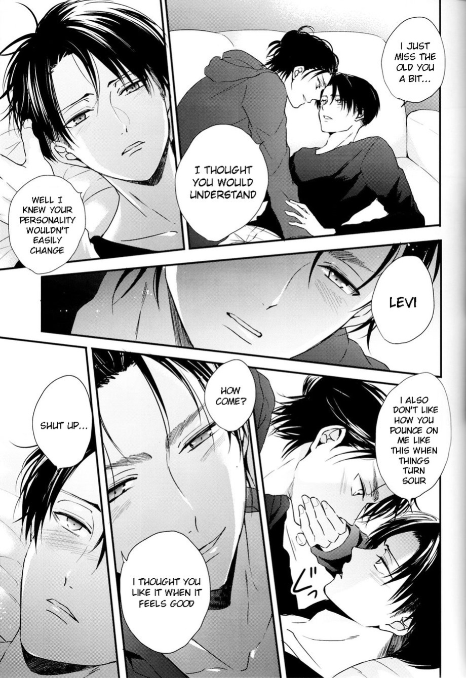 (C95) [UNAP! (Maine)] Bukiyou na Otona to Ijiwaruna Kareshi. | A clumsy adult and a nasty boyfriend (Shingeki no Kyojin) [yours truly]