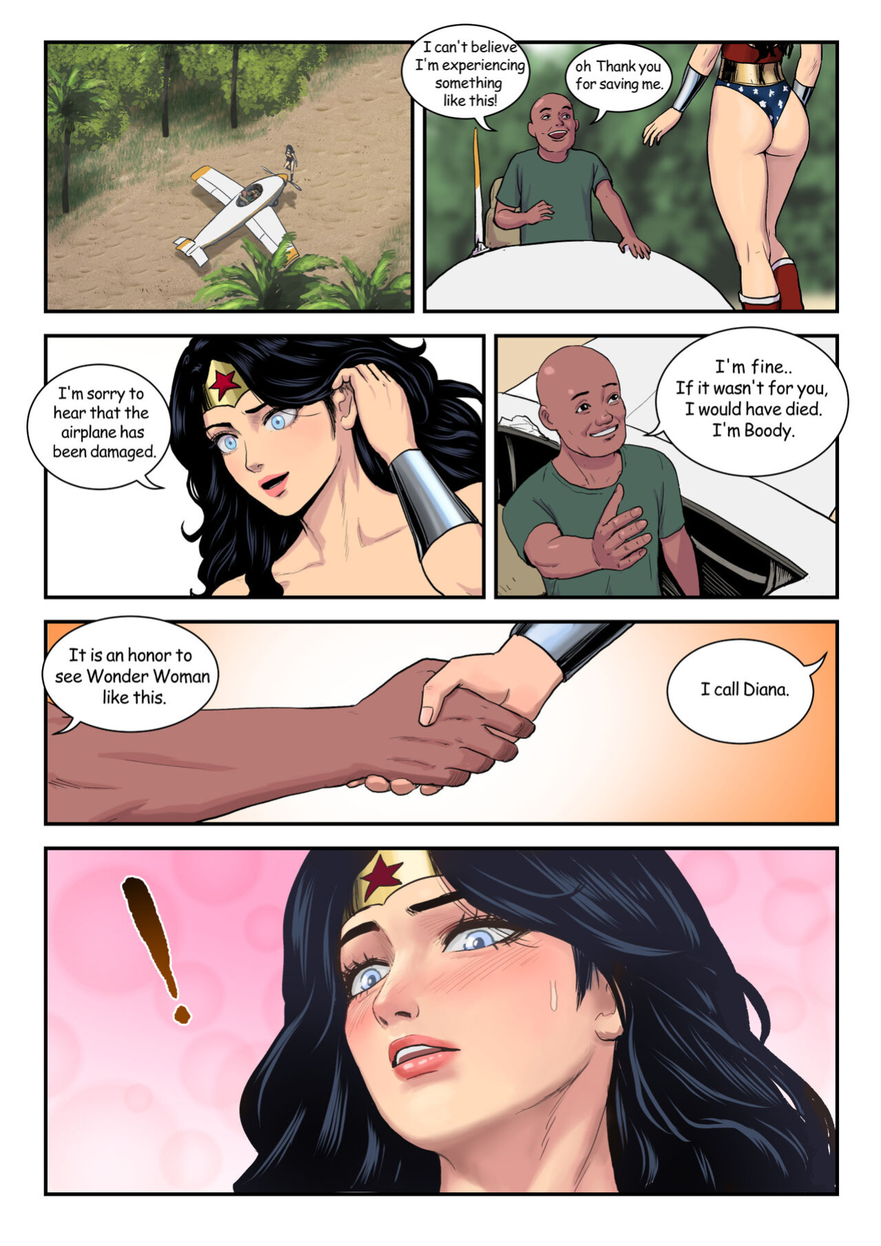 Wonder Woman's strange felt