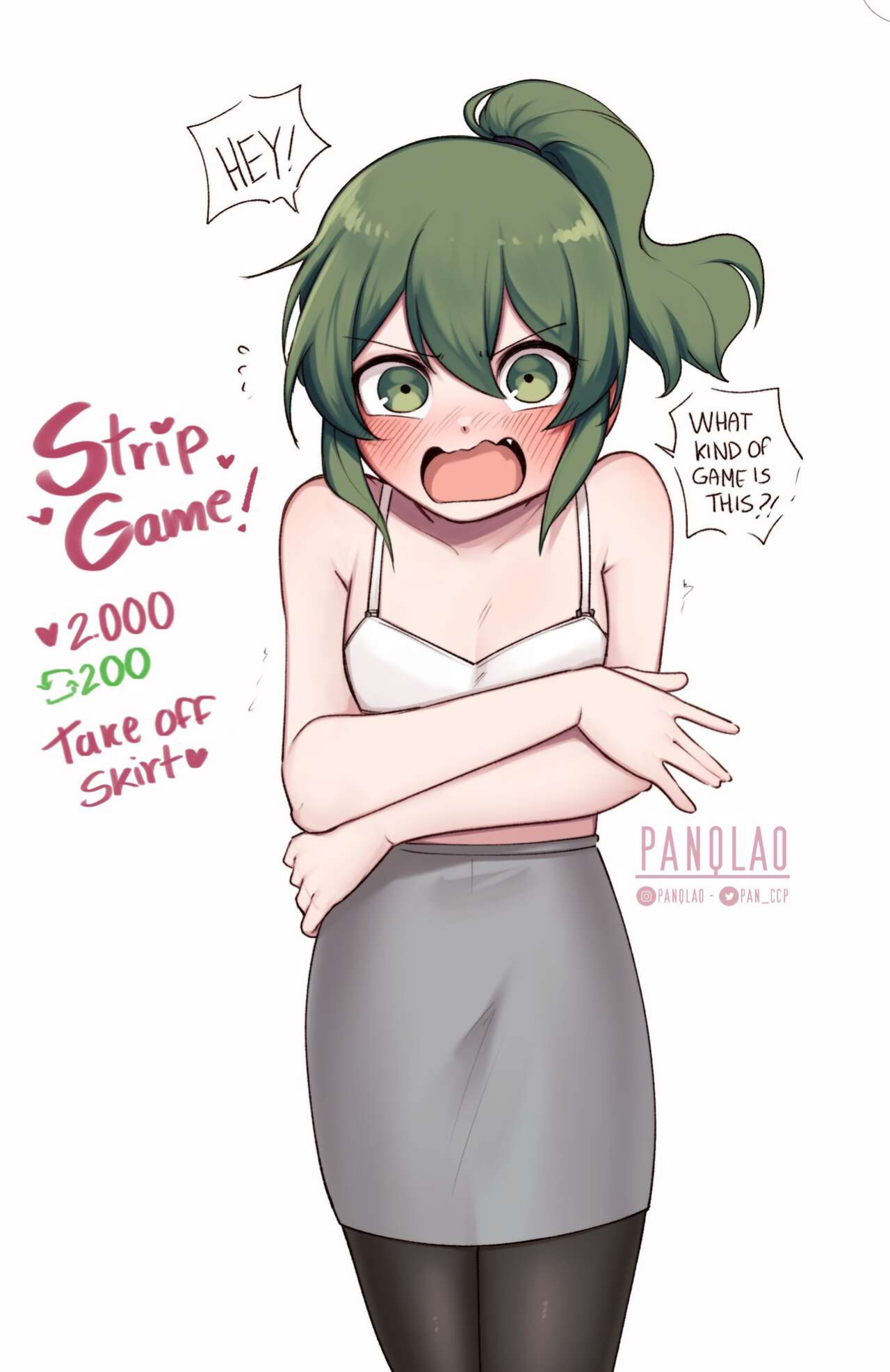 [PanQLAO] Strip Game (My Senpai is Annoying! | Senpai ga Uzai Kouhai no Hanashi)