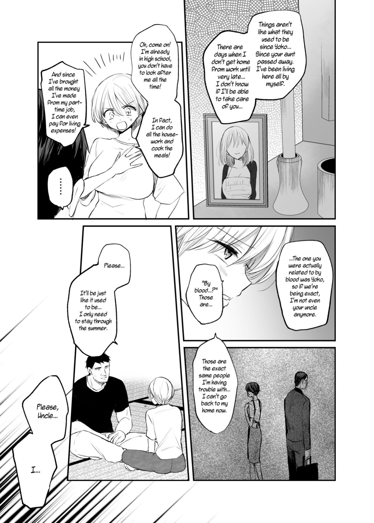 [Tetsukazuno Ao. (Emilio)] Nyotaika Shita Ore wa, Oji-san ni... | I Became a Woman, and my Uncle... [WisdomWapiti]