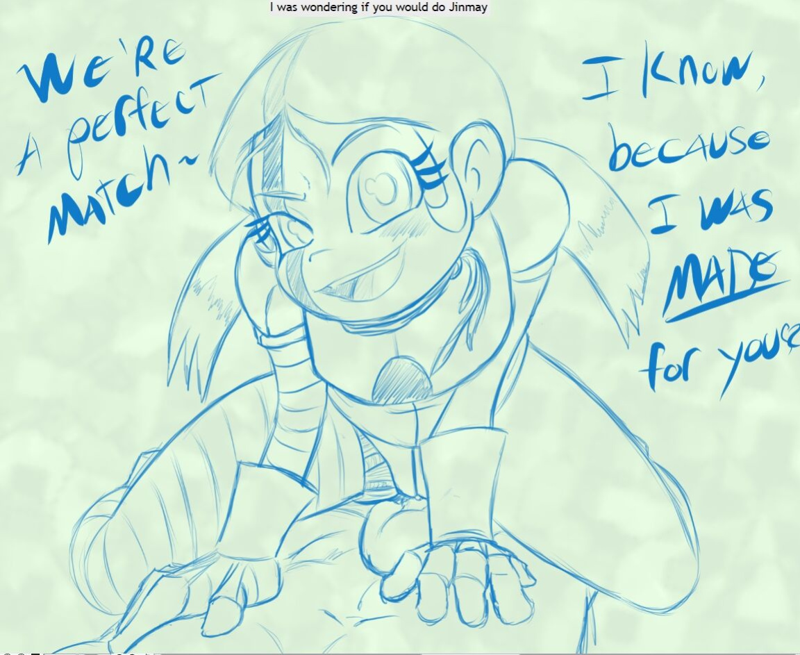 Jinmay and other gals from Super Robot Monkey Team Hyper Force Go! (But it's mostly Jinmay)
