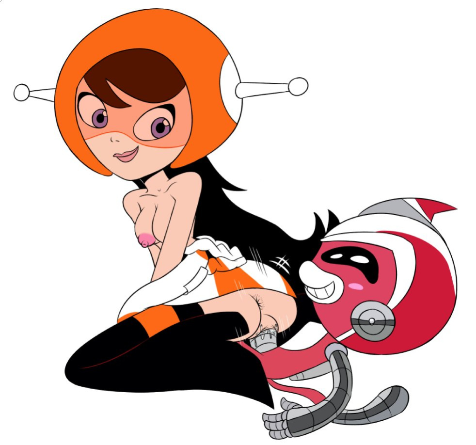 Jinmay and other gals from Super Robot Monkey Team Hyper Force Go! (But it's mostly Jinmay)