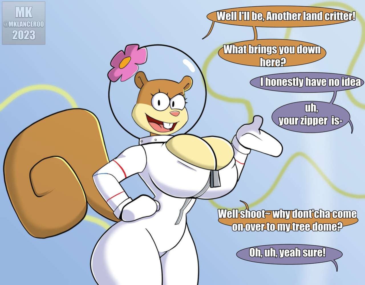 [Lancer] Sandy Cheeks x OC