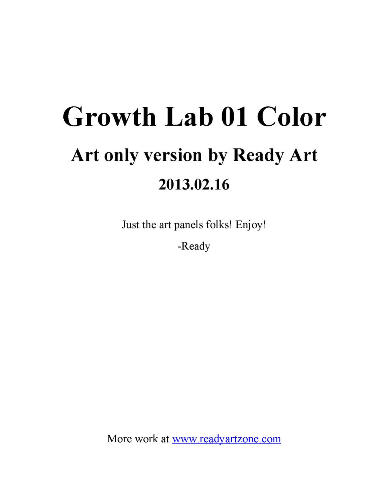 [Readyart] Growth Lab 1 Remix