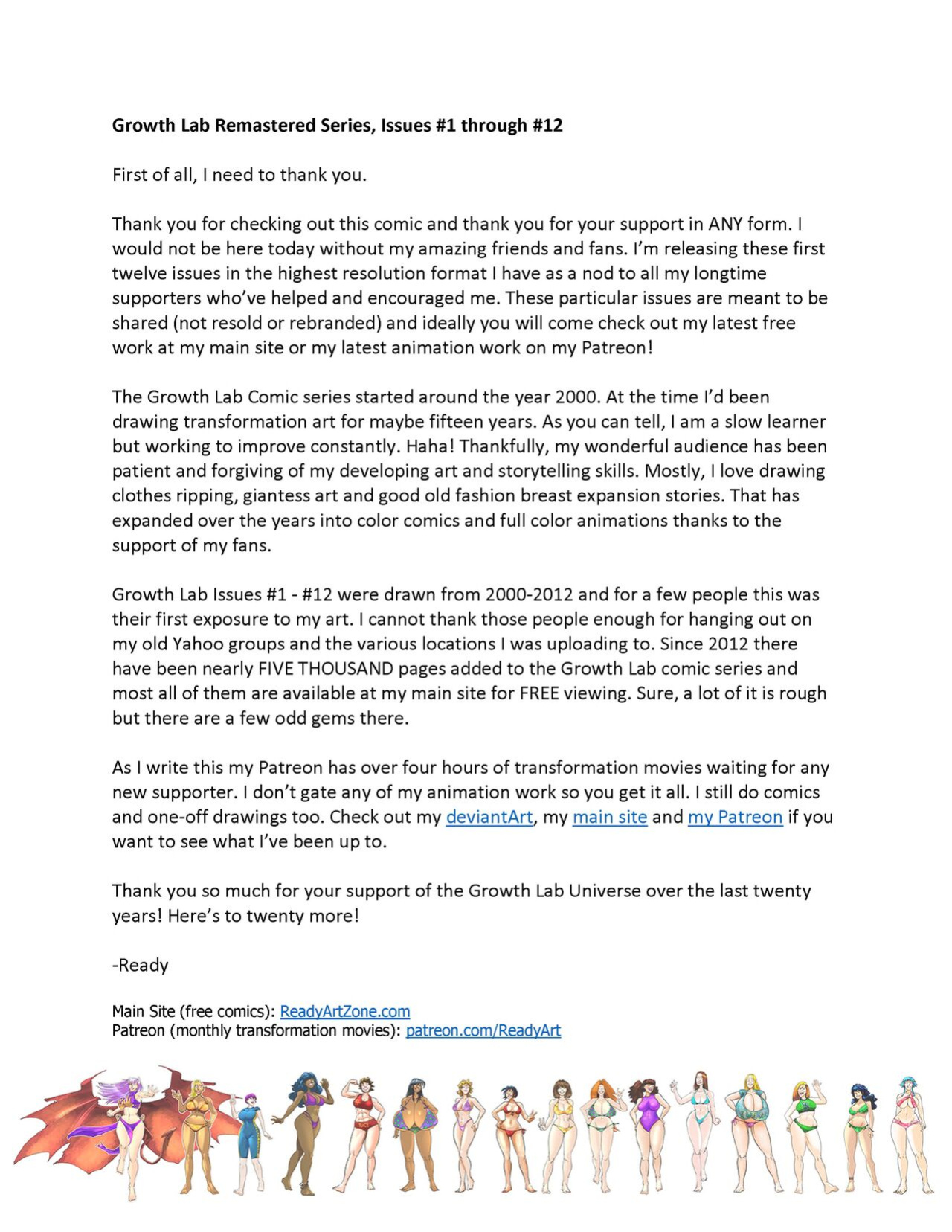 [Readyart] Growth Lab Omnibus - Issue #1-12