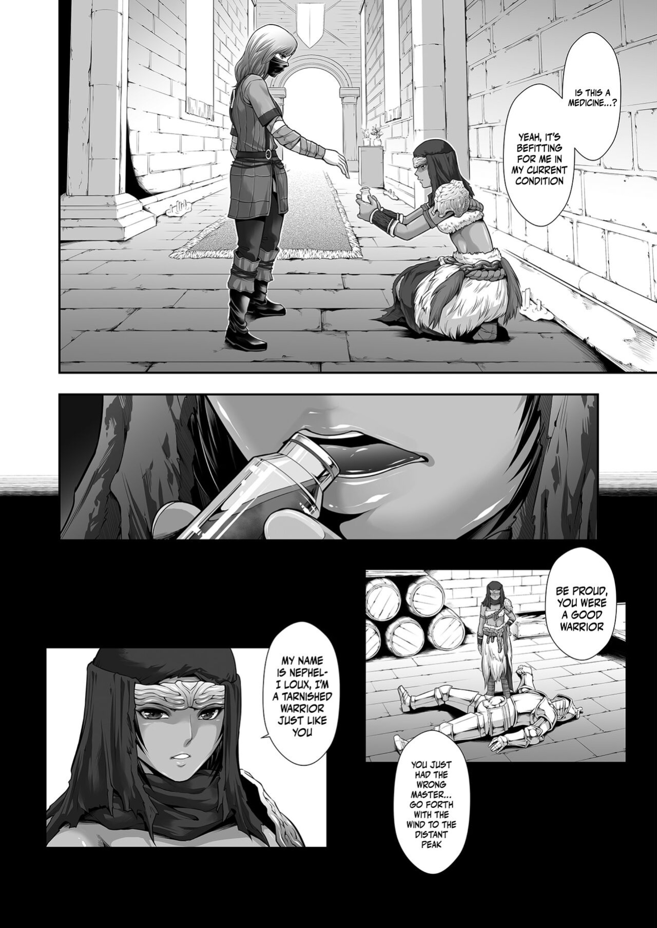 [Yokohama Junky (Makari Tohru)] Kugutsu ni Ochita Entaku no Onna Senshi | A Warrior of the Round Table Reduced To a Mere Puppet (Elden Ring)