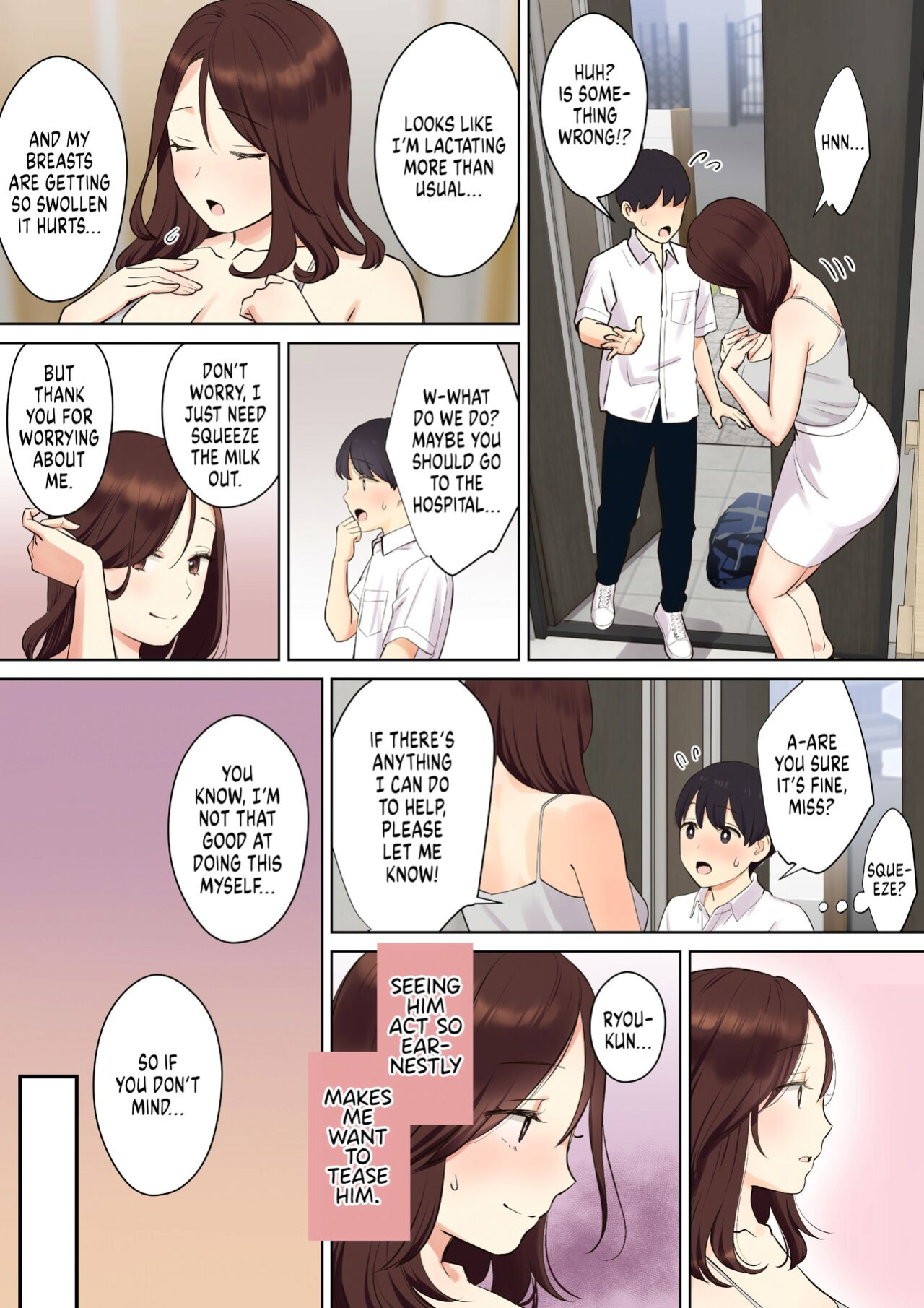 [Ooshima Aki] How My Girlfriend's Mom Took My Virginity 1 [FuDeORS] [Uncensored]