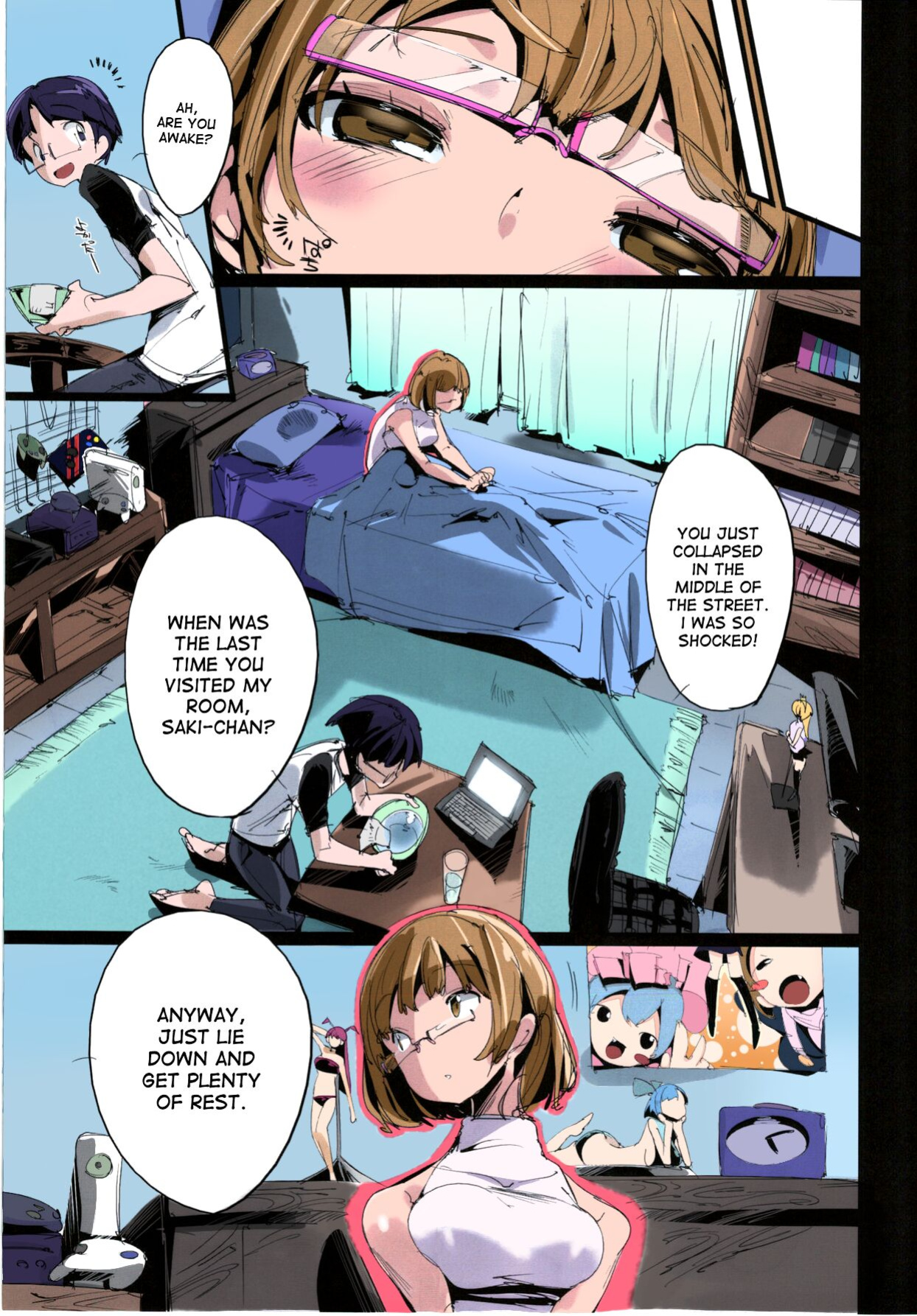 (C89) [Potato Salad (Kurisu)] Popuni Kei Joshi Panic! 2.5 [Colorized]