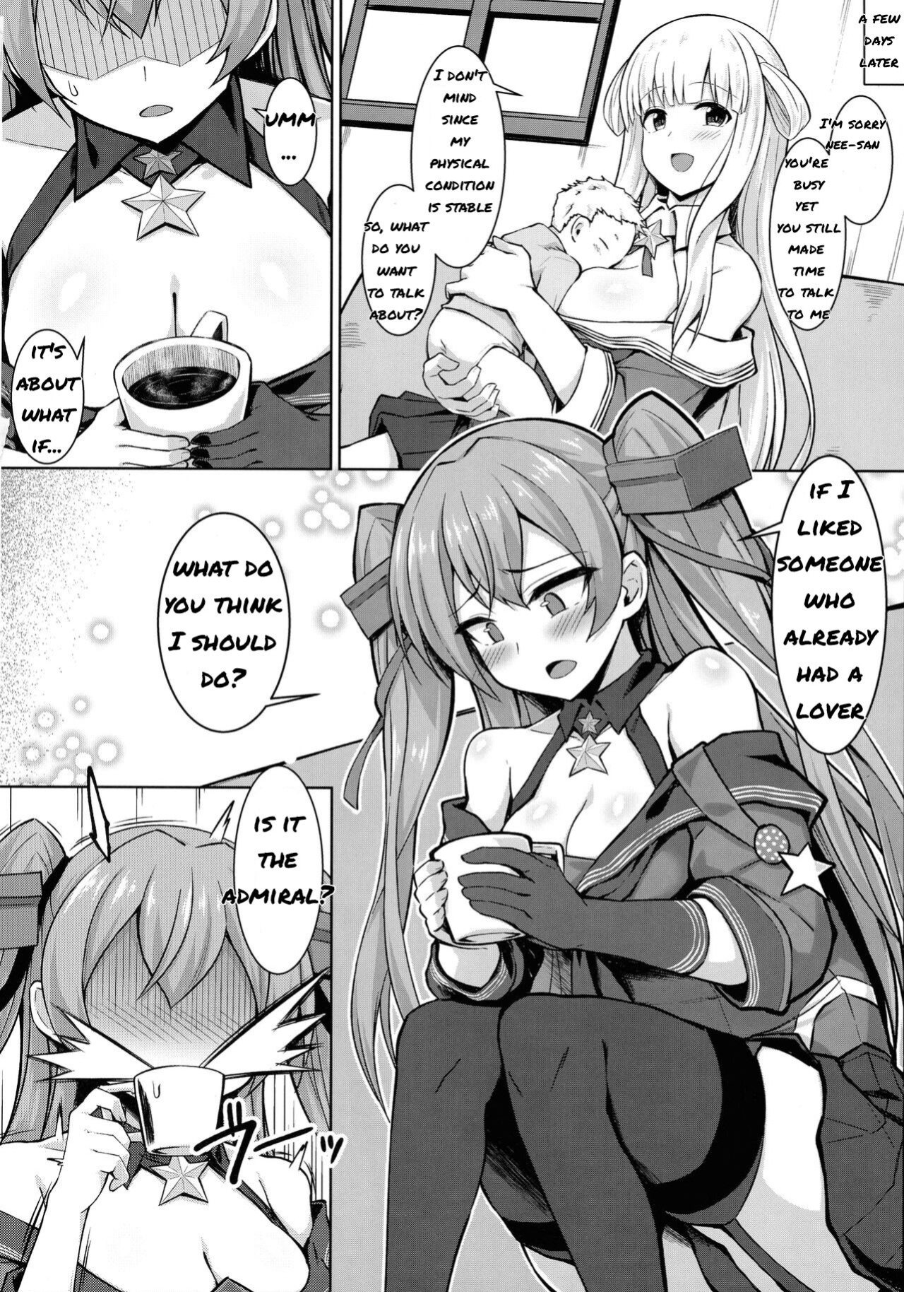 (C99) [Sirotaruto (Kami-ba Kotaru)] Sankyuu-chuu no Fletcher ni Johnston ga Kuwawatte Futari de Aka-chan o Ninshin suru Hon (Kantai Collection -KanColle-)