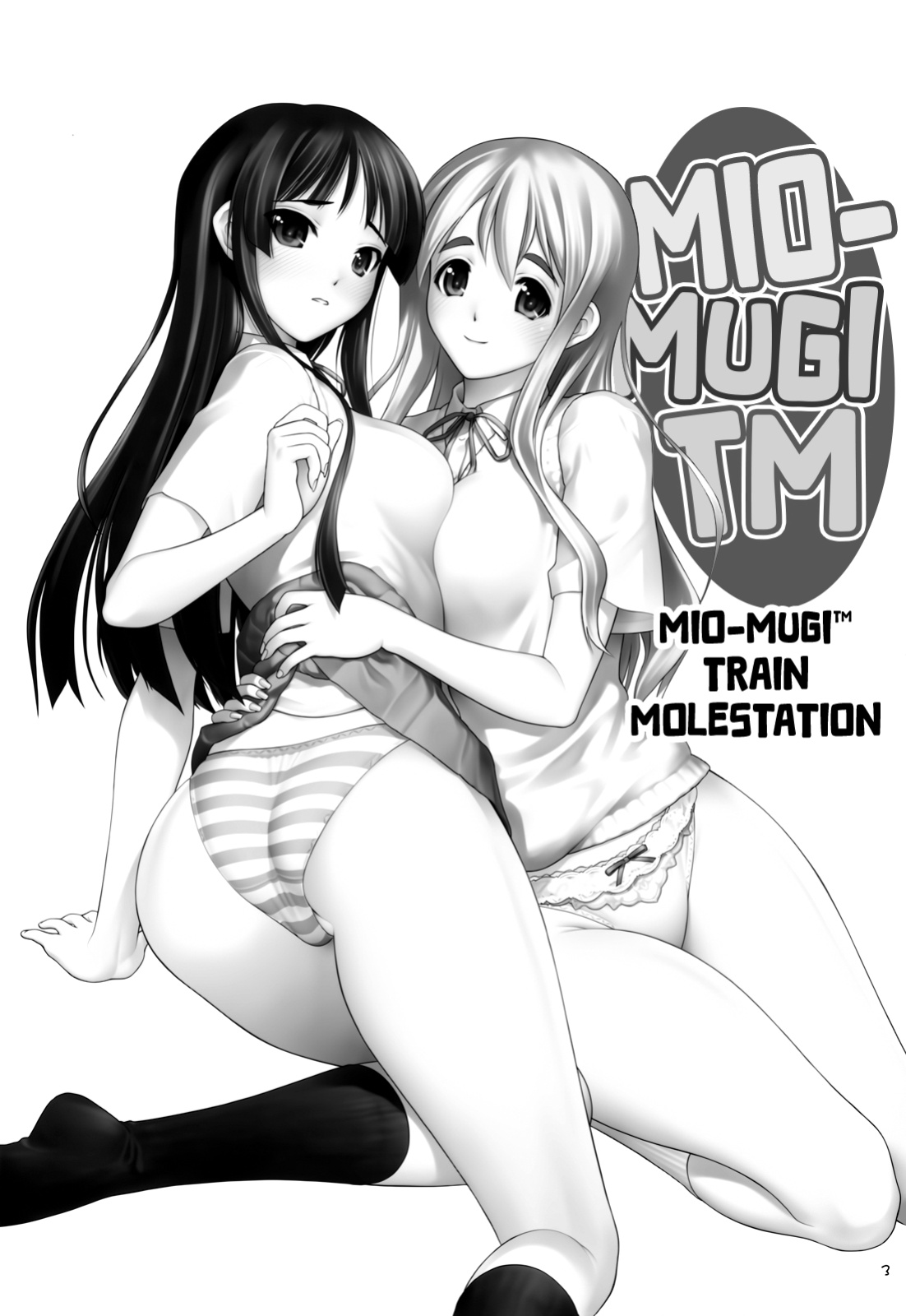 (C78) [Hellabunna (Iruma kamiri)] Mio-Mugi Train Molestation | MIO-MUGi Densya Chikan (K-ON!) [head empty]