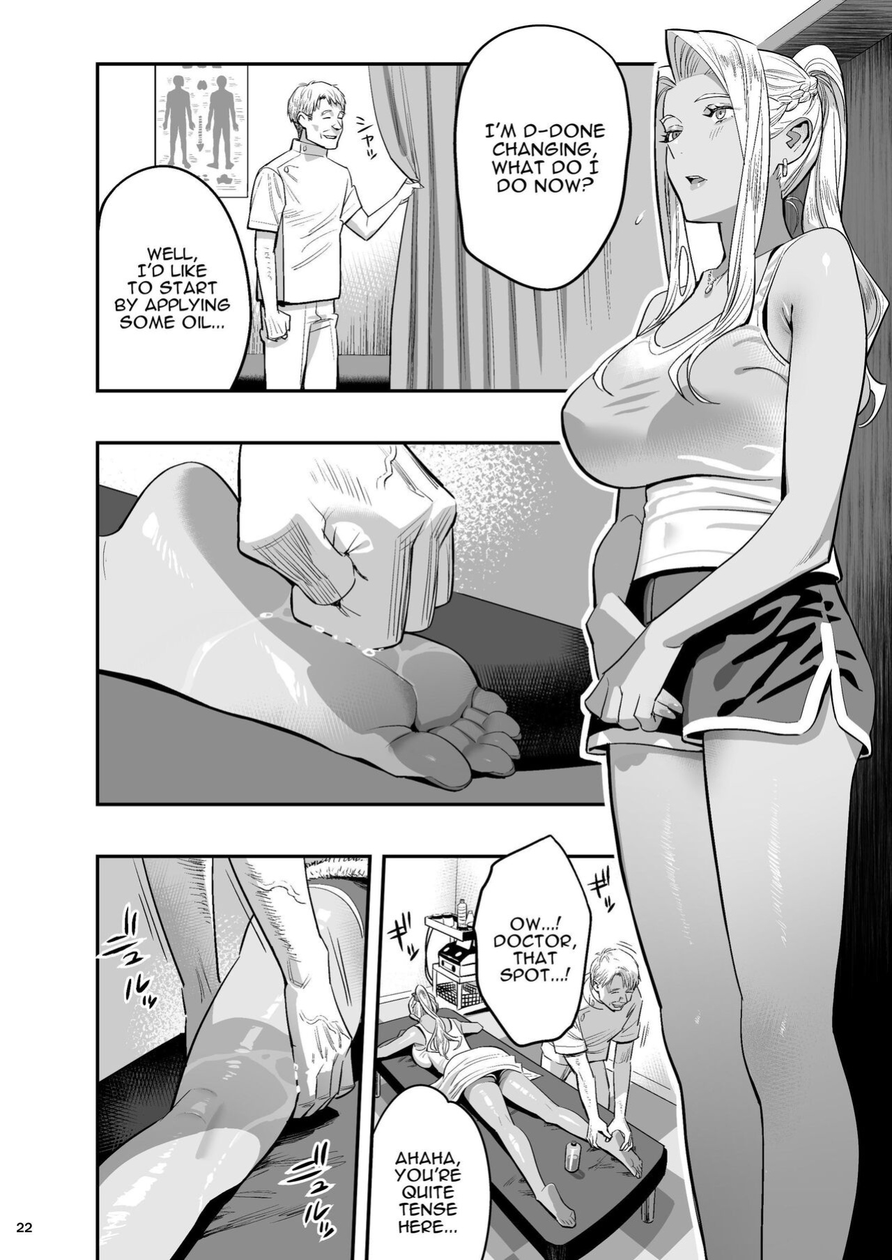 [Hito no Fundoshi (Yukiyoshi Mamizu)] Watashi ga Sakini Sukidatta no ni Seitai. | But I Liked Her First Chiropractor. [Darg777 Translations]