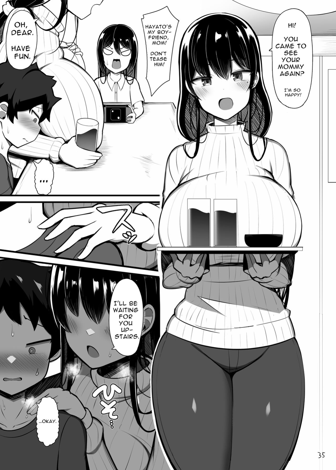 [Fry Dish (Jakko)] Oneechan to, Mama to, Honki Koubi | Serious Copulation With My Sister And Mom [Solid Rose]