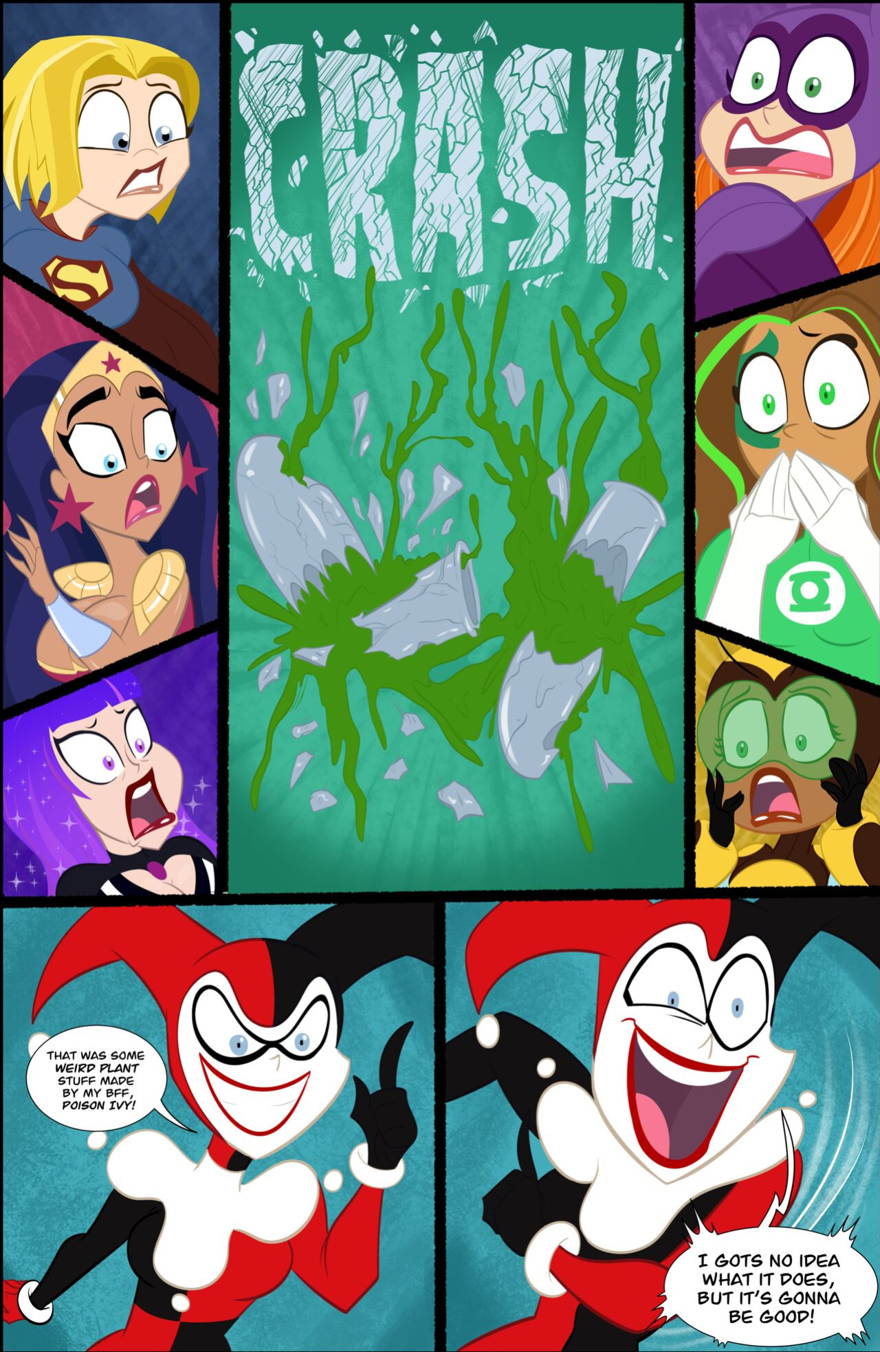 [Ameizing Lewds] DC Super Hero Girls: #Tentacletime