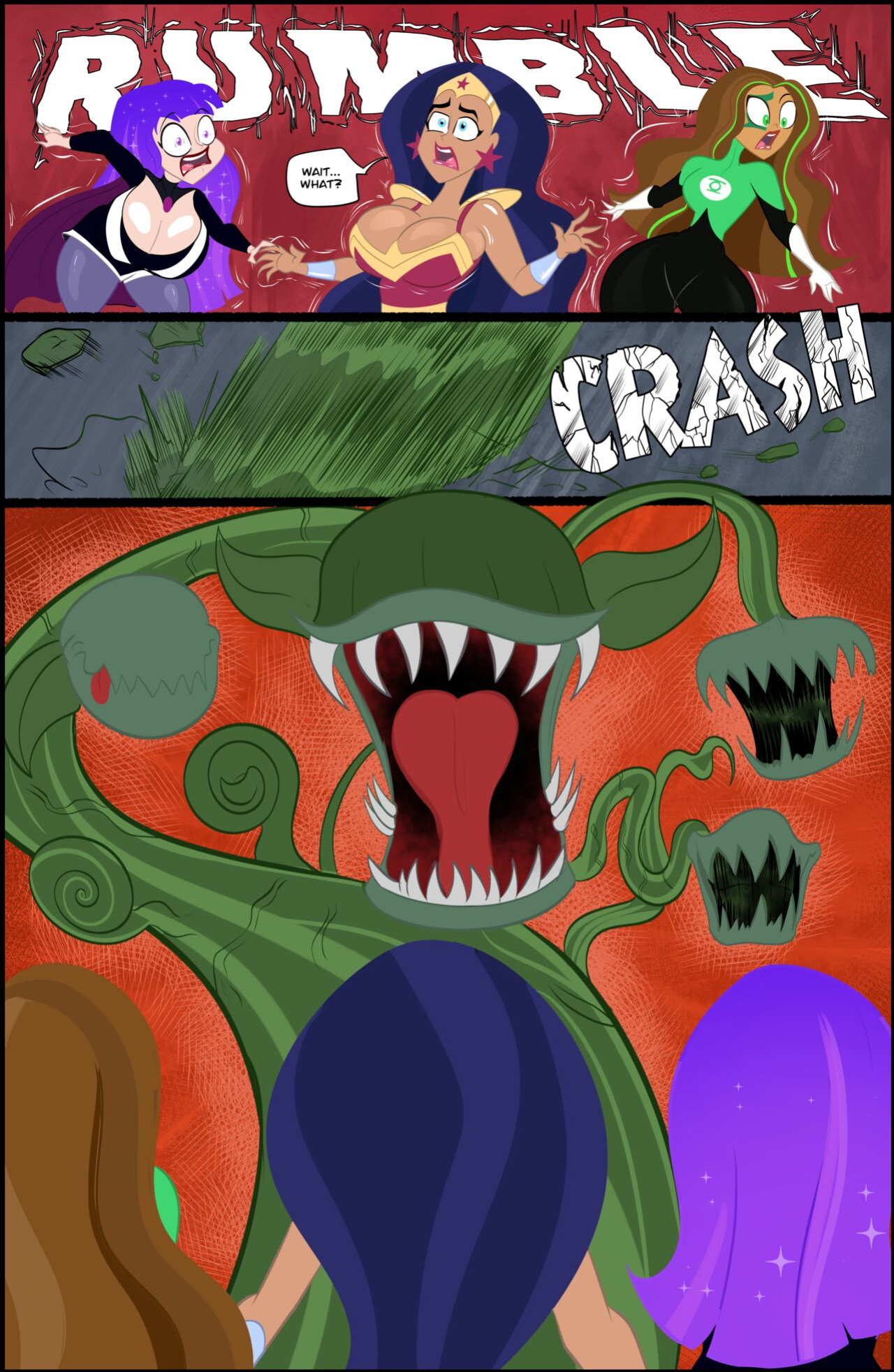 [Ameizing Lewds] DC Super Hero Girls: #Tentacletime