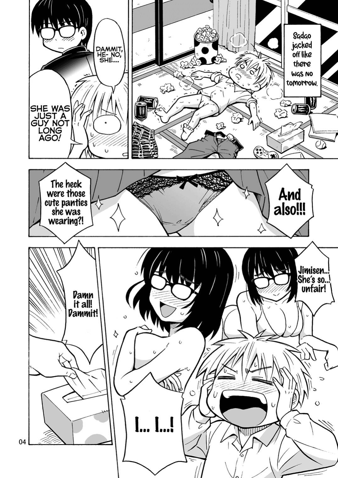 [Yoshida Gorou Shoukai (Yoshida Gorou)] Jimi Danshi TS shita Kekka... | Guy Jimi Swapped Genders... [MMAG Translations]