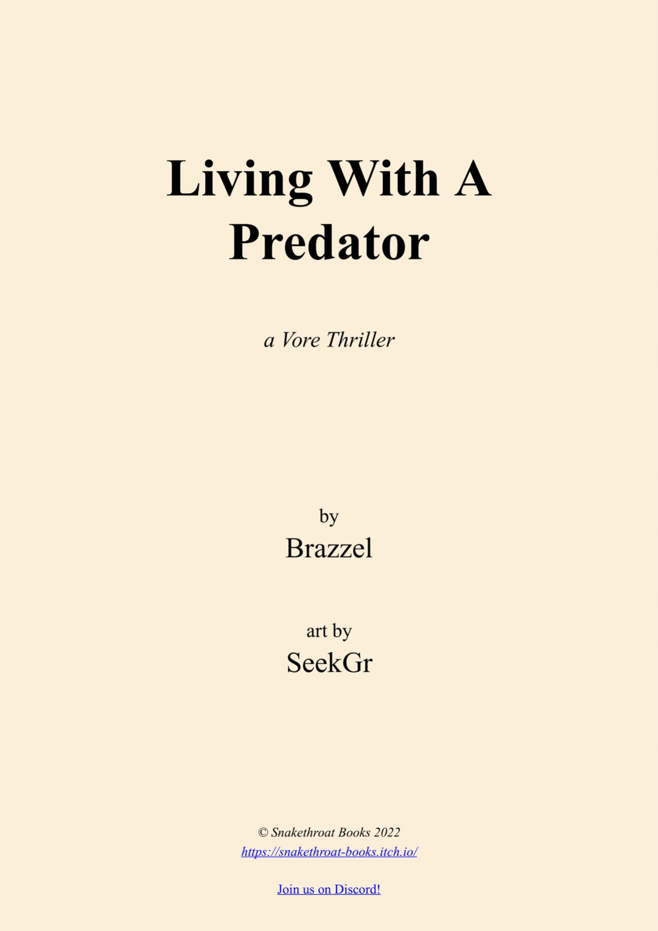 [SeekGr] Living With a Predator
