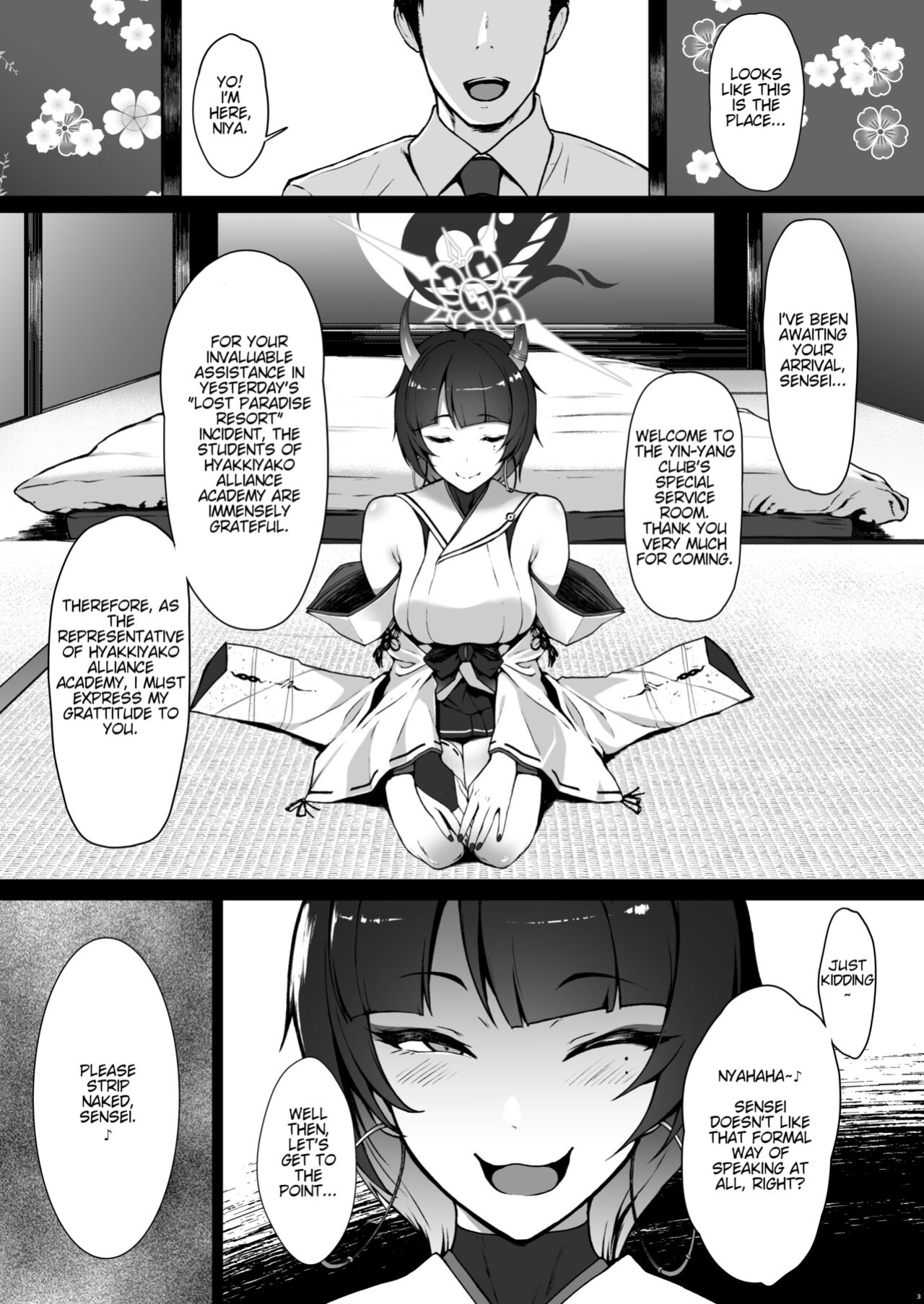 [Count2.4 (Nishi)] Tenchi Niya to Ichiya (Blue Archive)