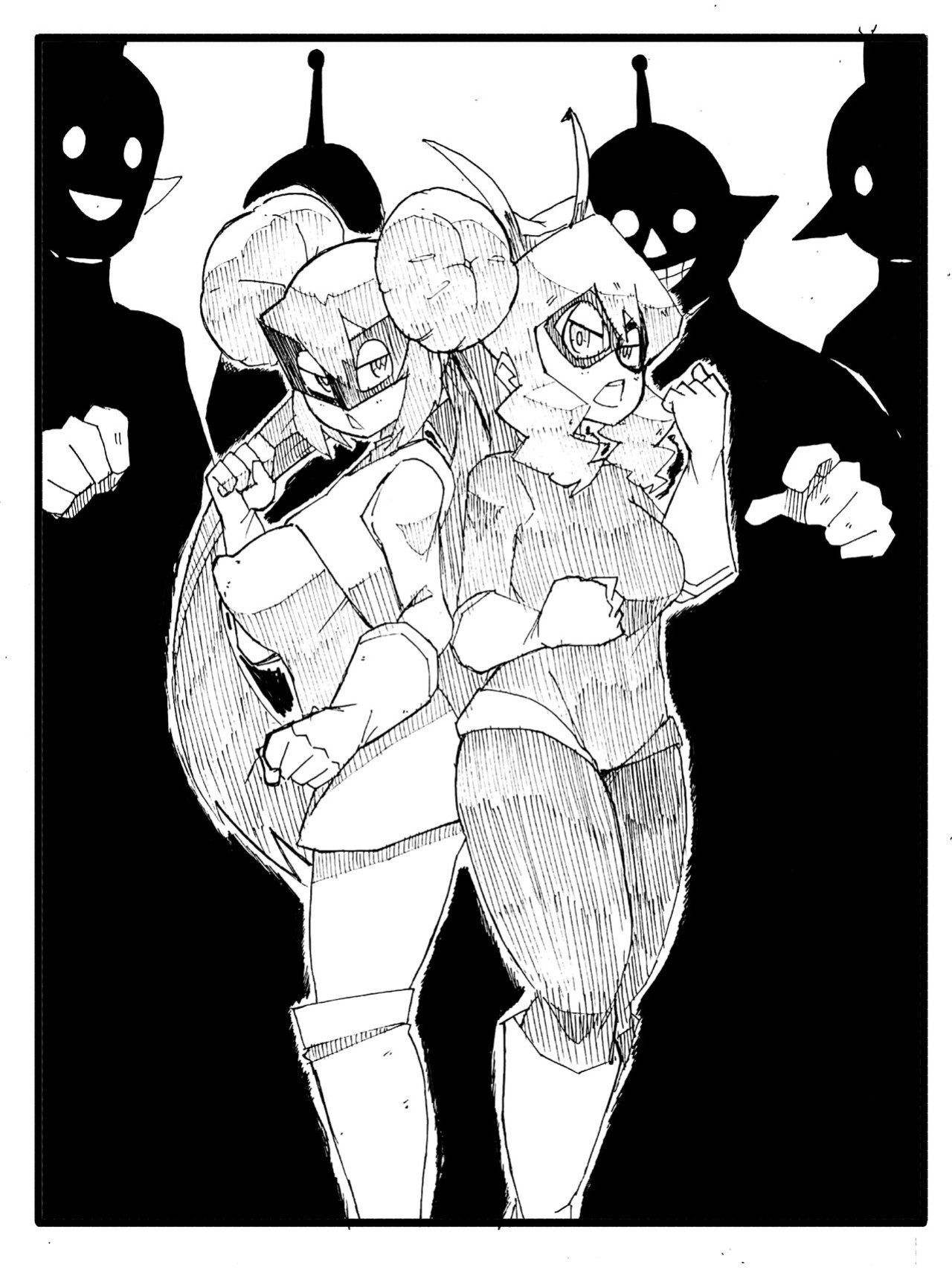 [Beck Cartoons] Riolu Girl & Gible Girl: Pound Town (Pokemon)