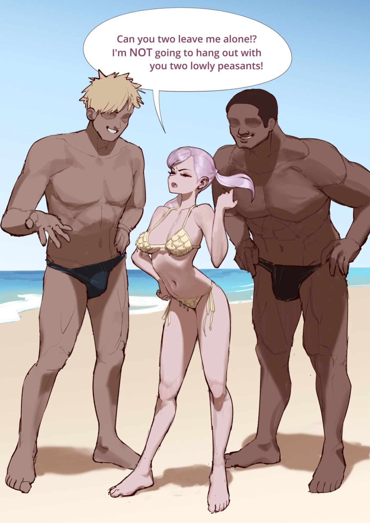 [wjs07] Noelle Silva at the beach (Black Clover)