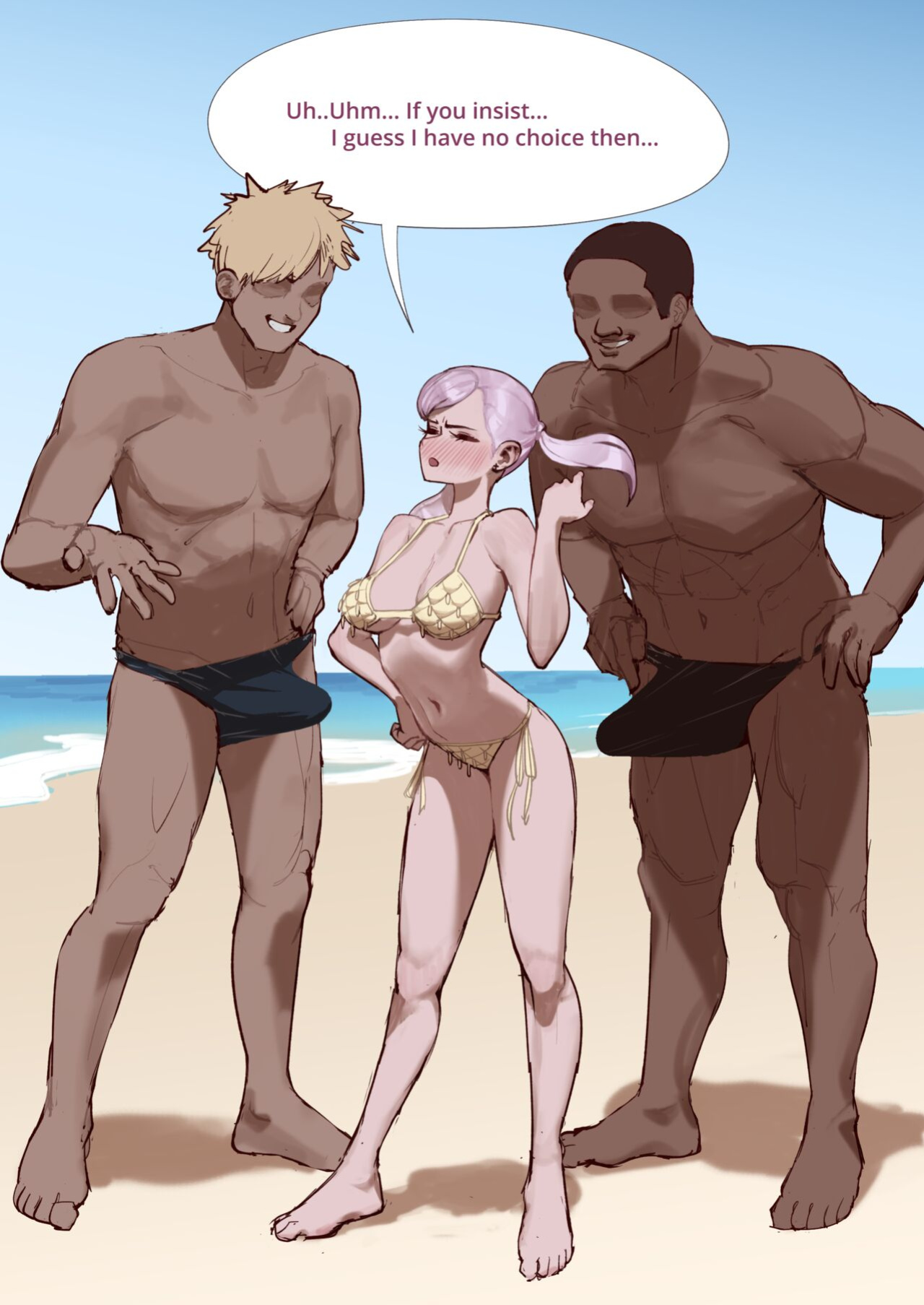 [wjs07] Noelle Silva at the beach (Black Clover)