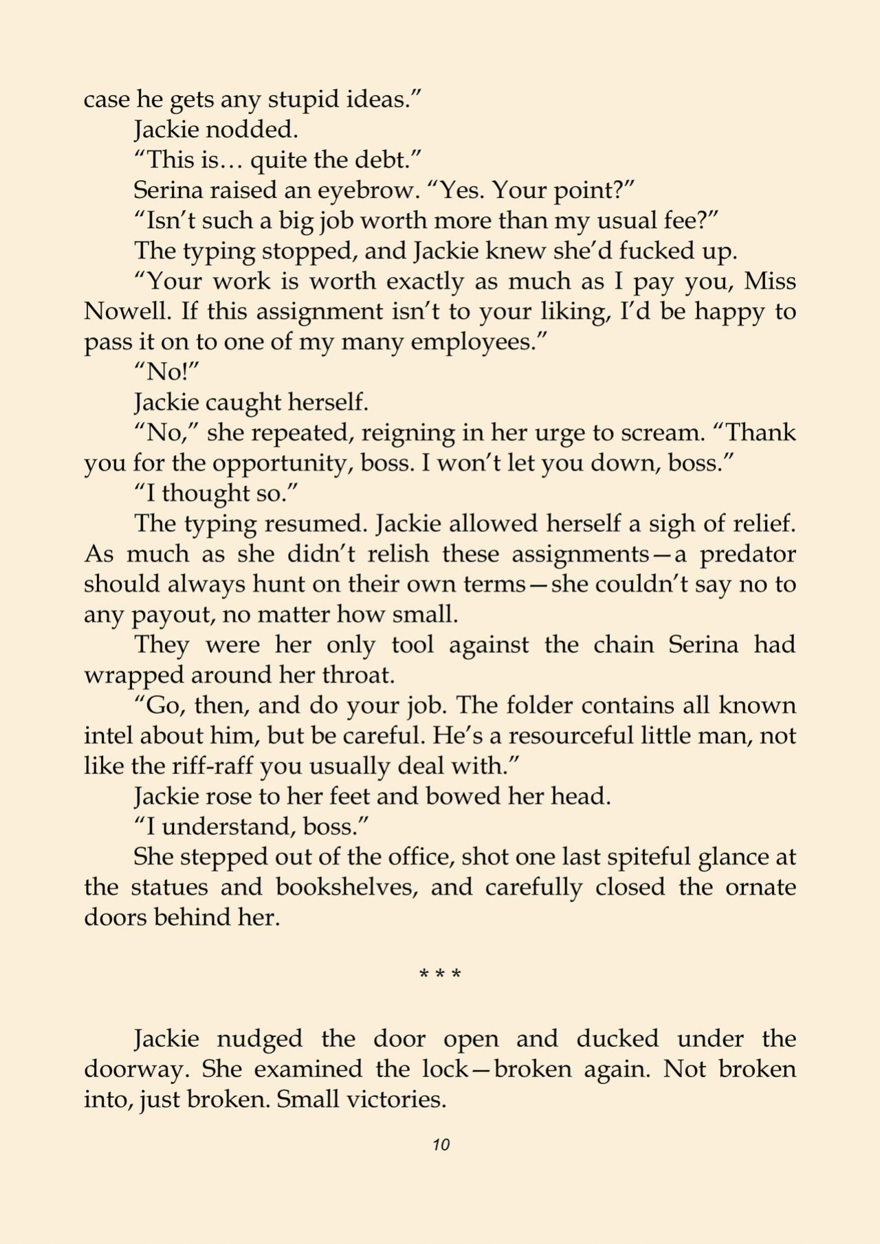 [SeekGr] Jackie Nowell, Loan Shark in 168 Hours to Digest