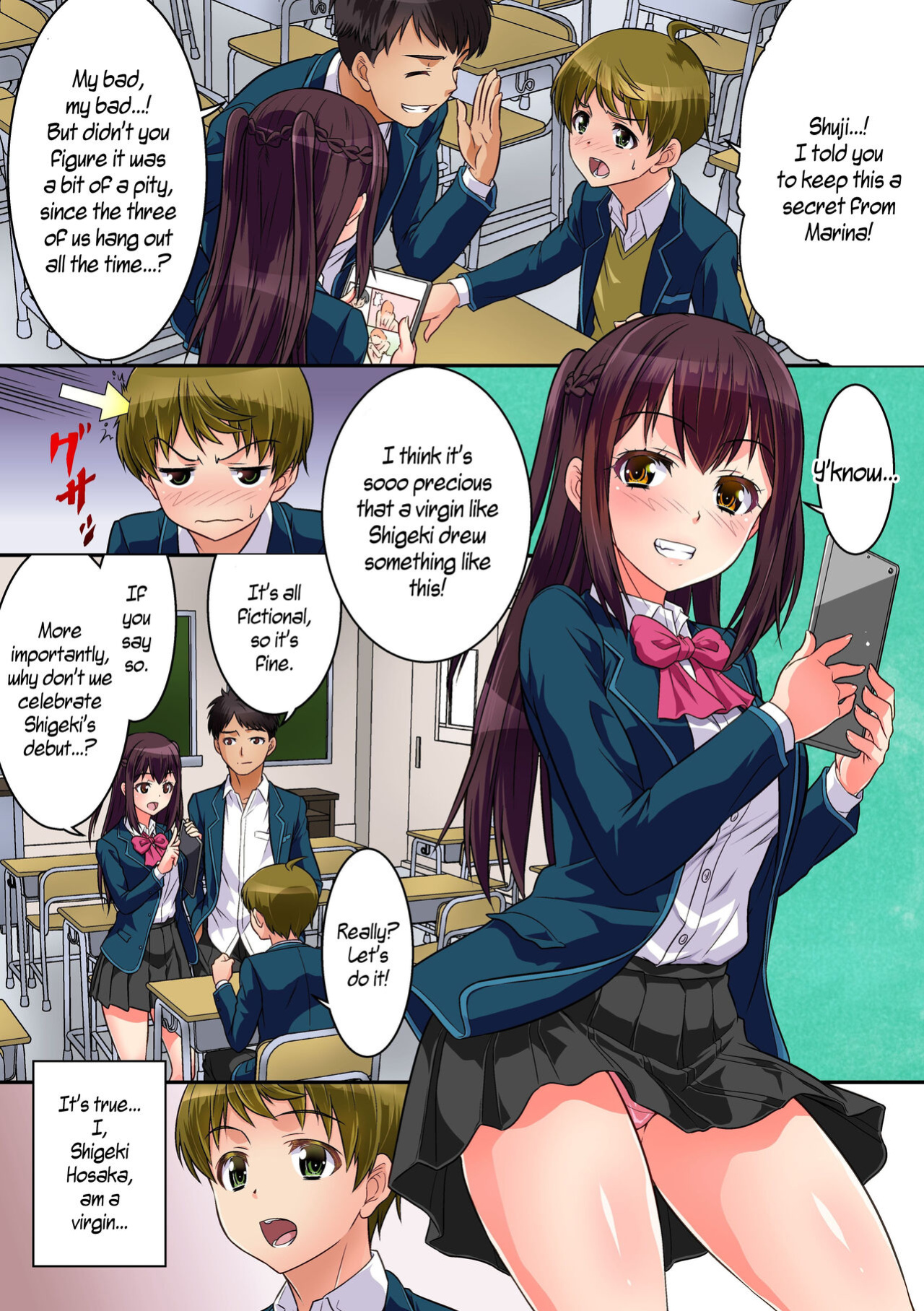[NCP (Kaneko Naoya)] Shinyuu ga Nyotaika Shita node Sex Suru Shika Nai. Doutei yori Saki ni Shojo o Sotsugyou Suru Koto ni Natta Shinyuu no Hanashi. [WisdomWapiti]