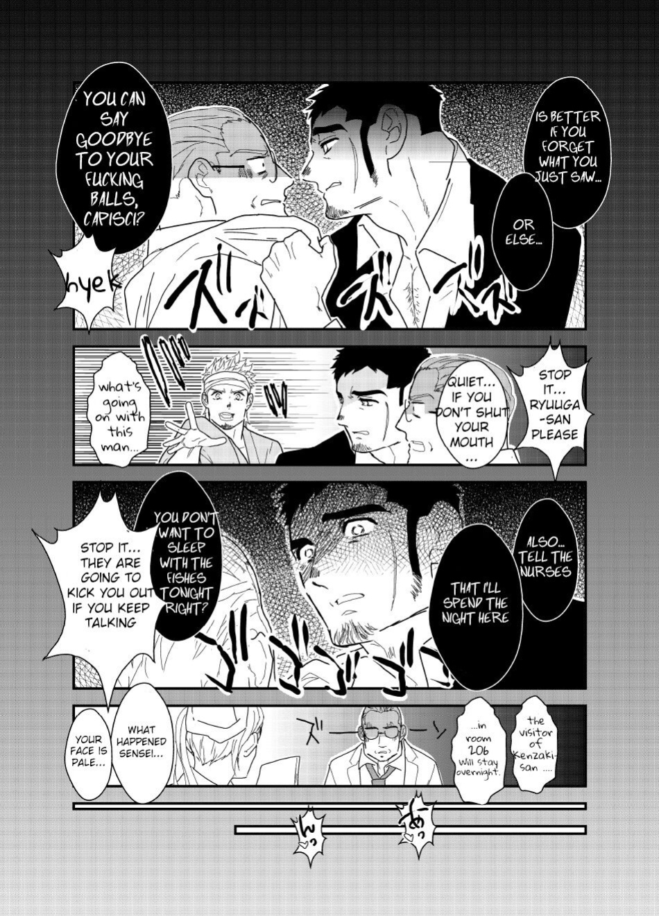 [Ikariyu (Yamome)] Moshimo yakuza o byōshitsu de okashite mitara - What if I tried fucking a yakuza in a hospital room?