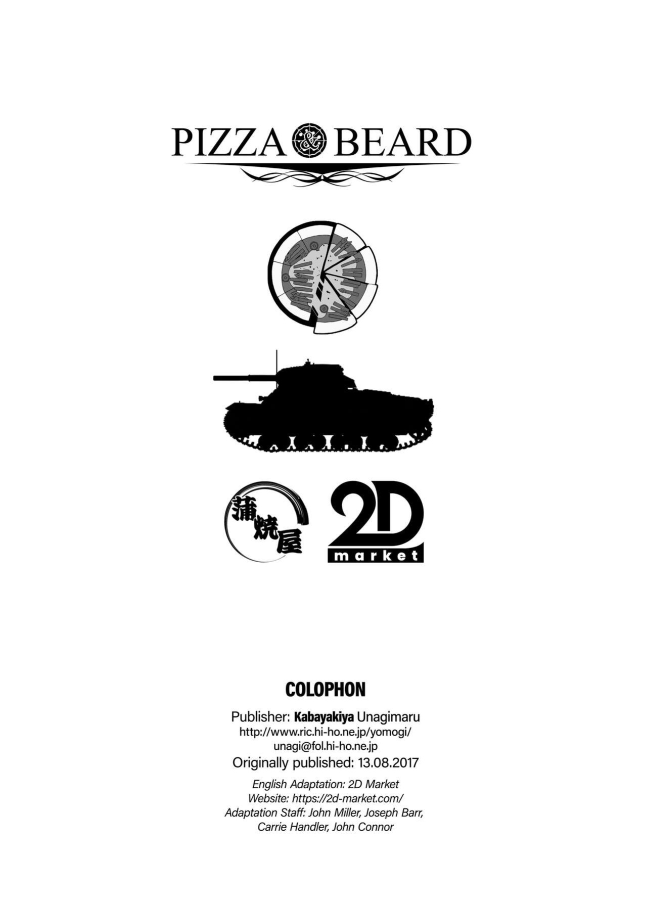 [Kabayakiya (Unagimaru)] PIZZA & BEARD (Girls und Panzer)