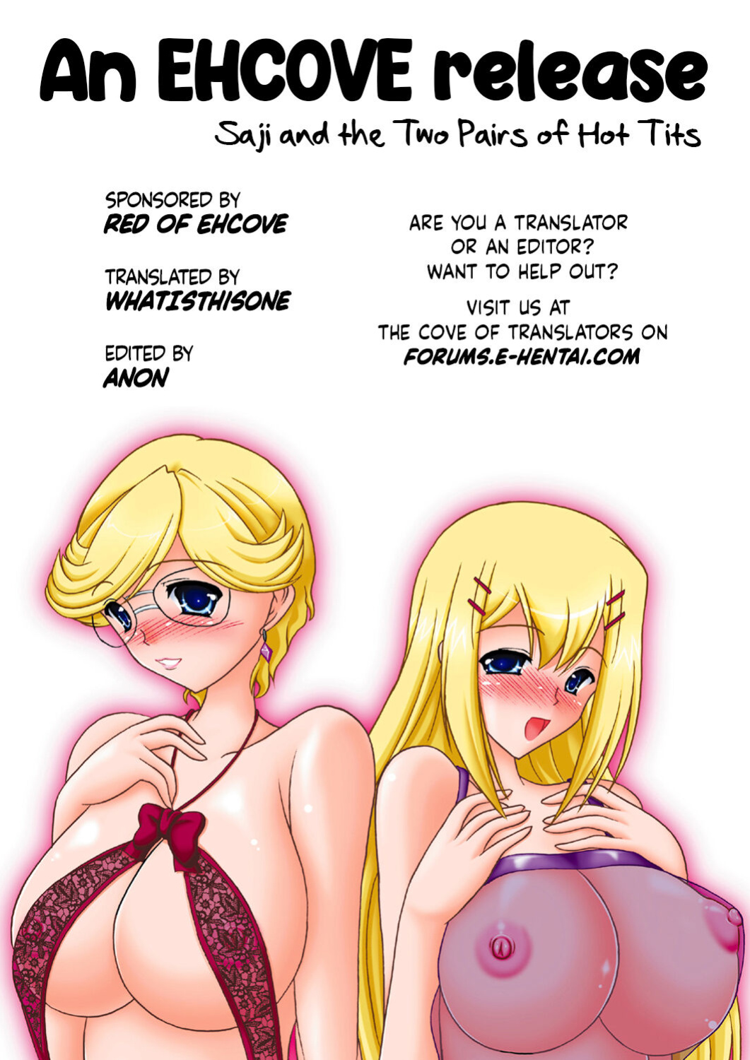 [Kirei na Oneesan (Izumi Yayoi)] Iinoyo Saji to Ecchi na Double Oppai | Saji and The Two Pairs of Hot Tits (Kidou Senshi Gundam 00) [EHCOVE]