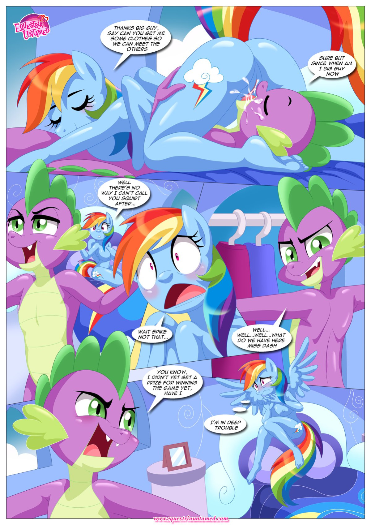 Palcomix Dragon mating series (Completed)