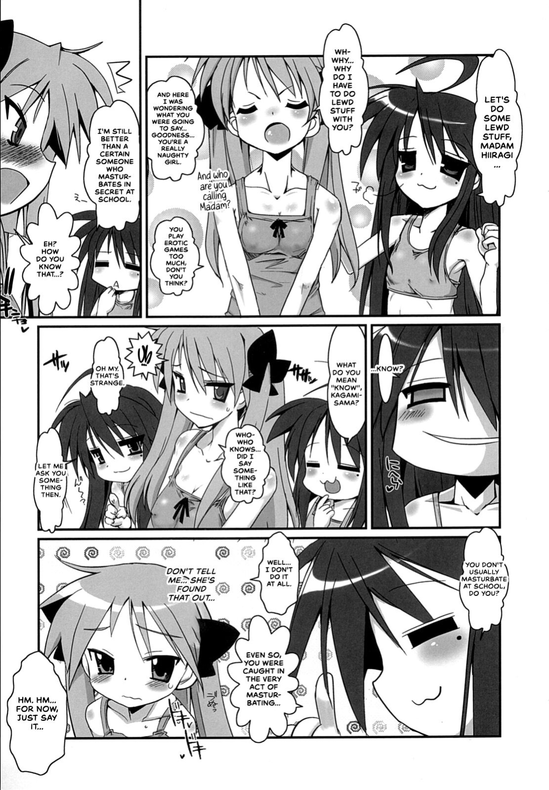 (C72) [Yomotsu Hirasaka (bbsacon)] Ai dayo Kagamin (Lucky Star) [CulturedCommissions]