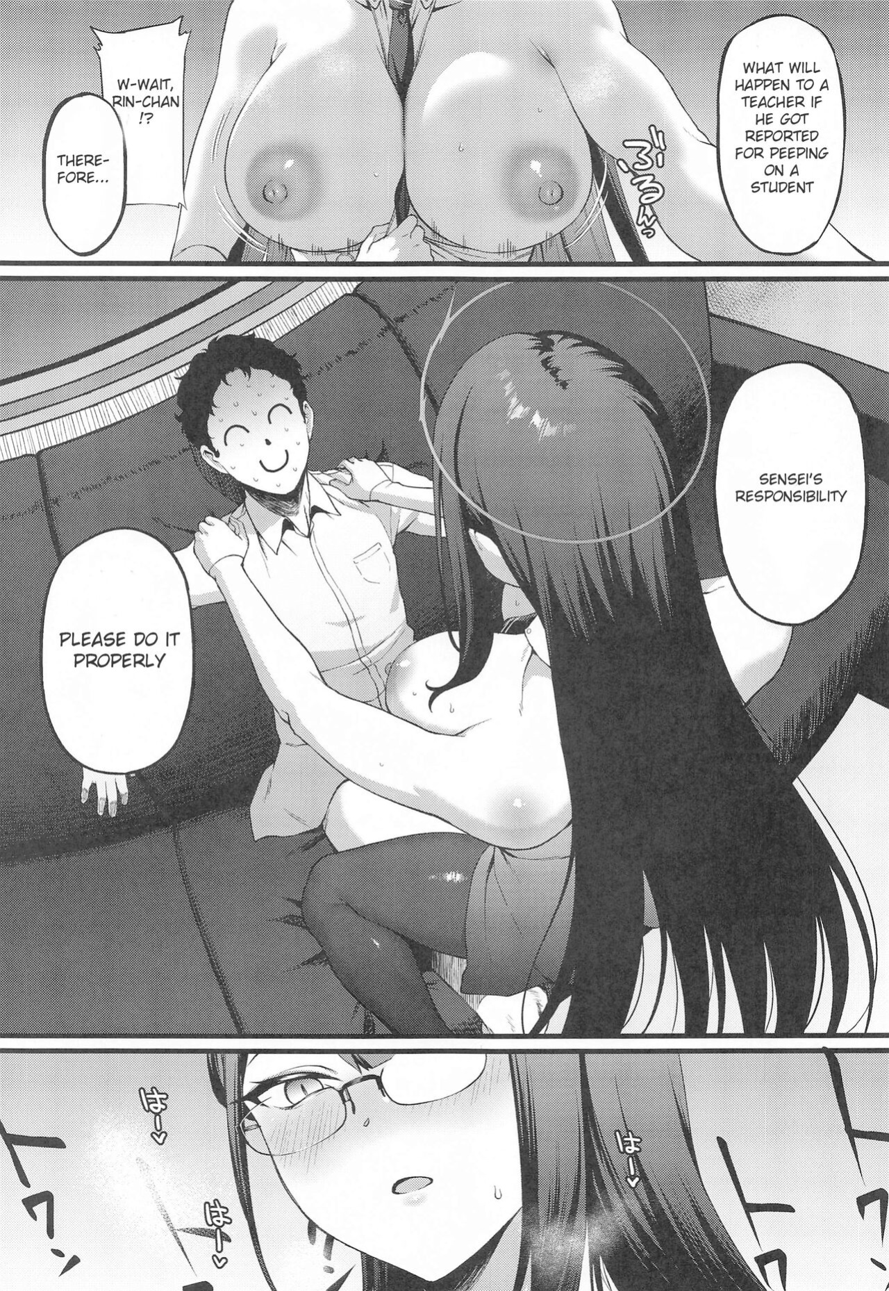 (C102) [Small Marron (Asakura Kukuri)] Nanagami Rin is in Heat (Blue Archive)