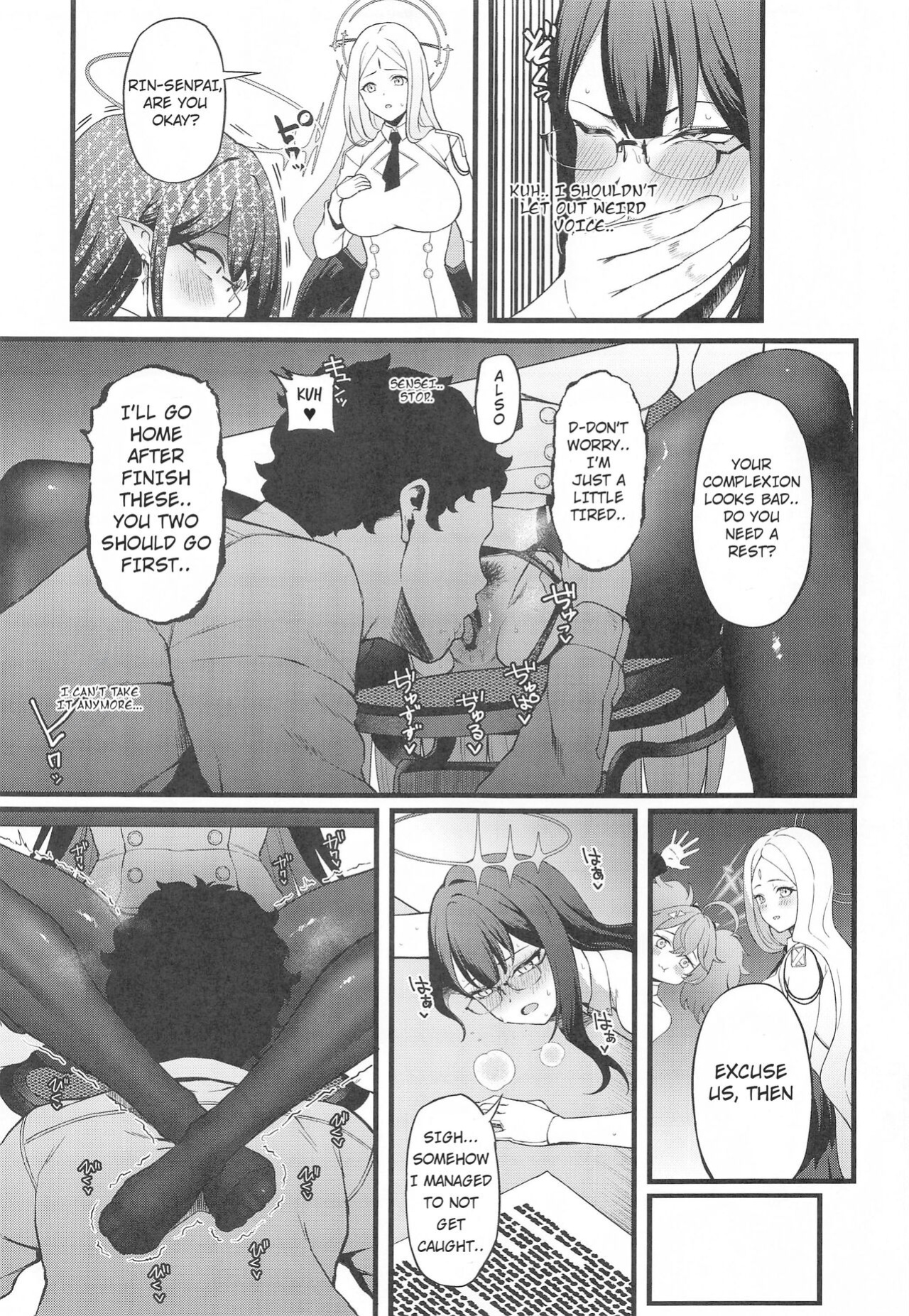 (C102) [Small Marron (Asakura Kukuri)] Nanagami Rin is in Heat (Blue Archive)
