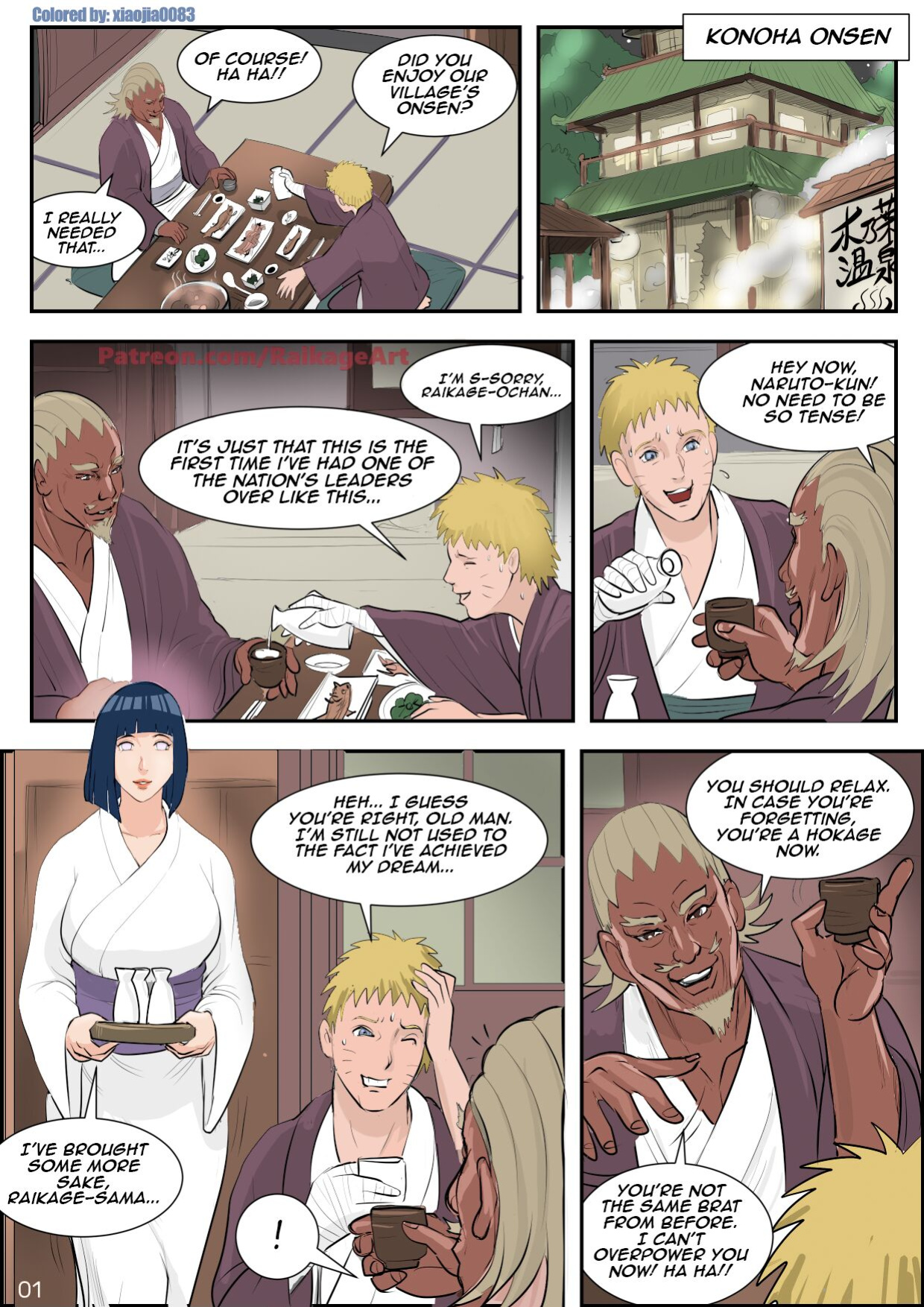 [RaikageArt] Hidden Affair of Konoha [Colored by: xiaojia0083]
