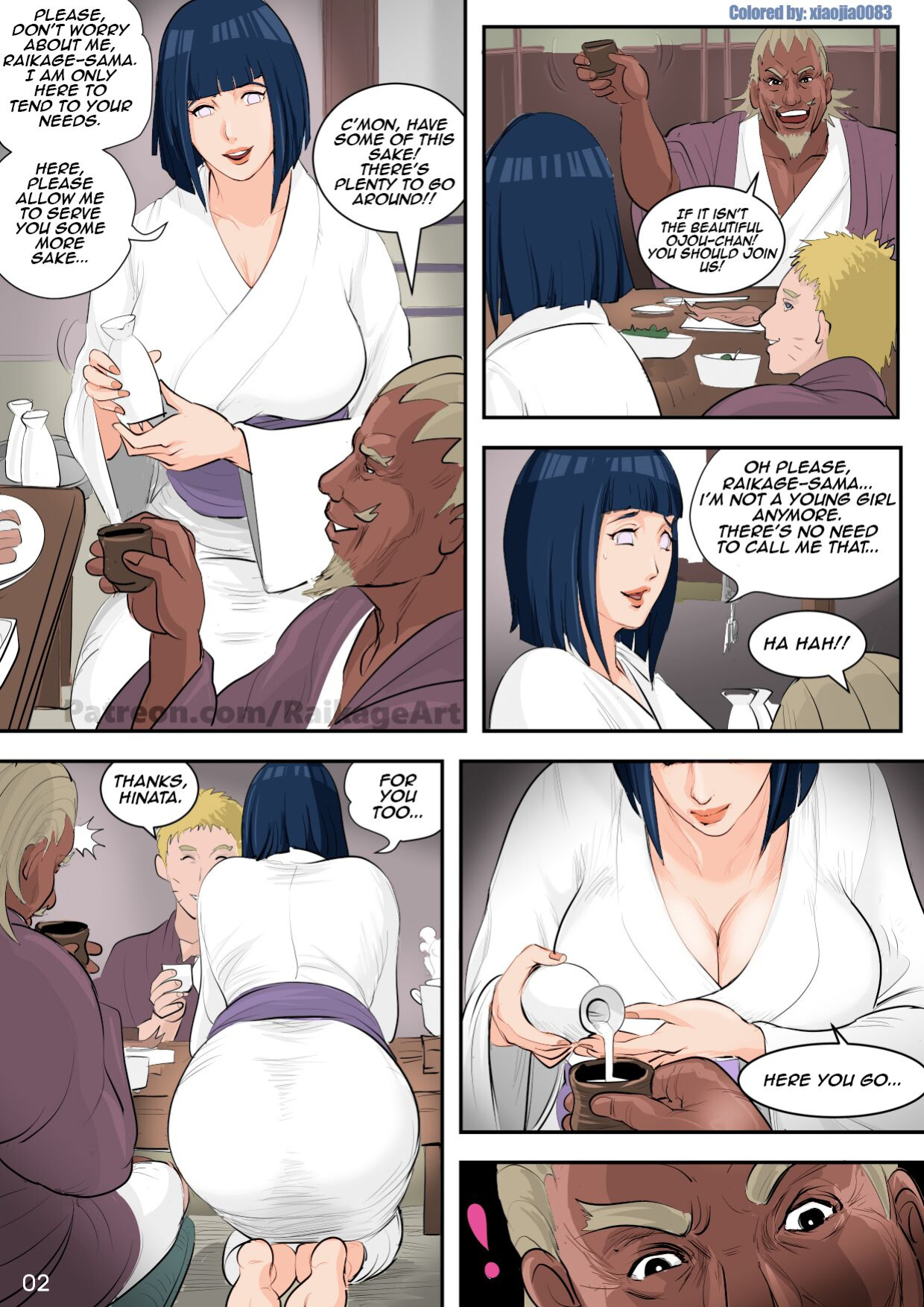 [RaikageArt] Hidden Affair of Konoha [Colored by: xiaojia0083]