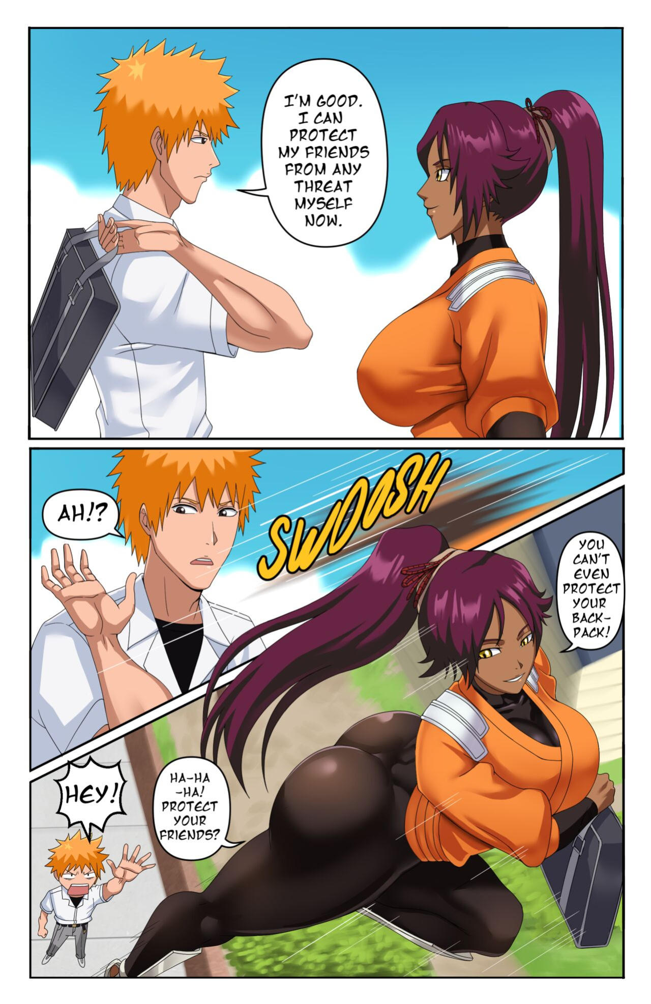 [Pink Pawg] Yoruichi Comic