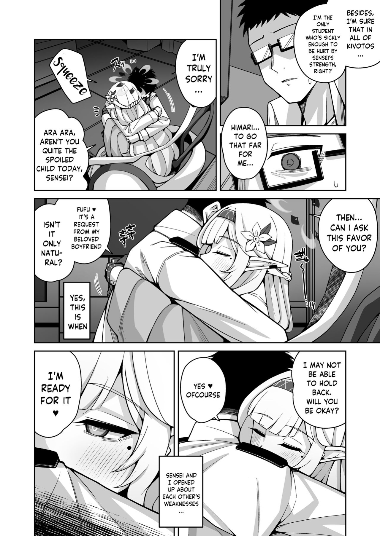 [Gaikotsu no Spare Rib (Kurohagane)] Zenchi, Arui wa Zen Oroka. | Omniscience, or perhaps inscience. (Blue Archive)