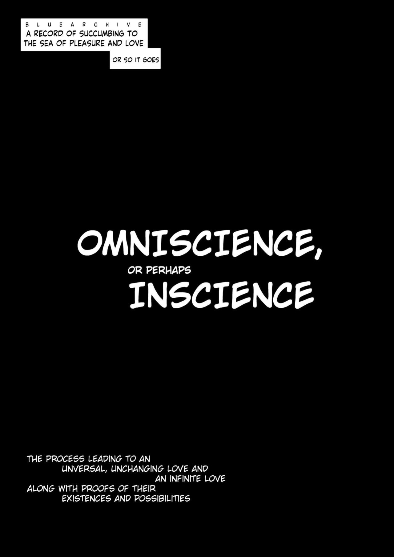 [Gaikotsu no Spare Rib (Kurohagane)] Zenchi, Arui wa Zen Oroka. | Omniscience, or perhaps inscience. (Blue Archive)
