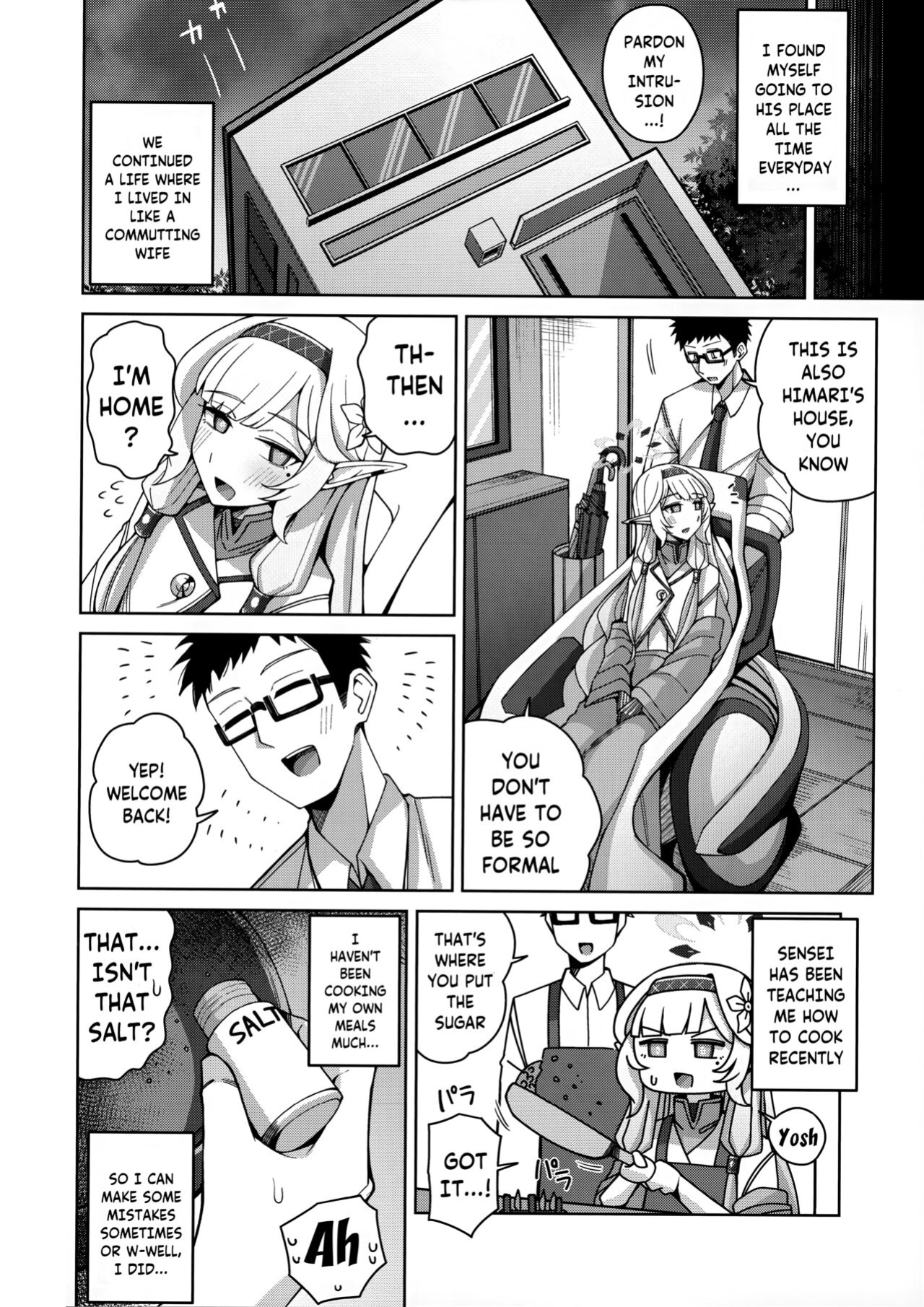 [Gaikotsu no Spare Rib (Kurohagane)] Zenchi, Arui wa Zen Oroka. | Omniscience, or perhaps inscience. (Blue Archive)